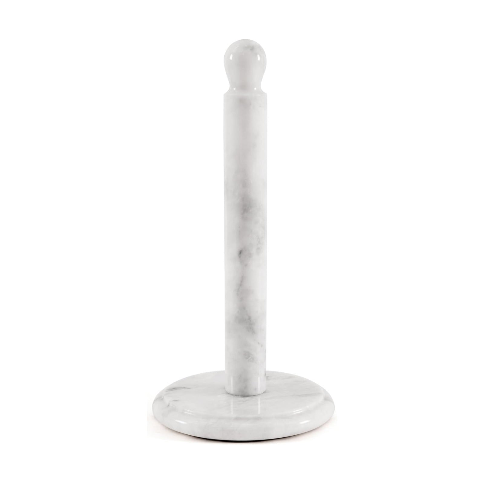 Radicaln White Marble Paper Towel Holder Countertop – 12.5 Inch Towel Stand for Bathroom & Kitchen, Premium Handmade