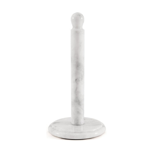 Radicaln White Marble Paper Towel Holder Countertop – 12.5 Inch Towel Stand for Bathroom & Kitchen, Premium Handmade