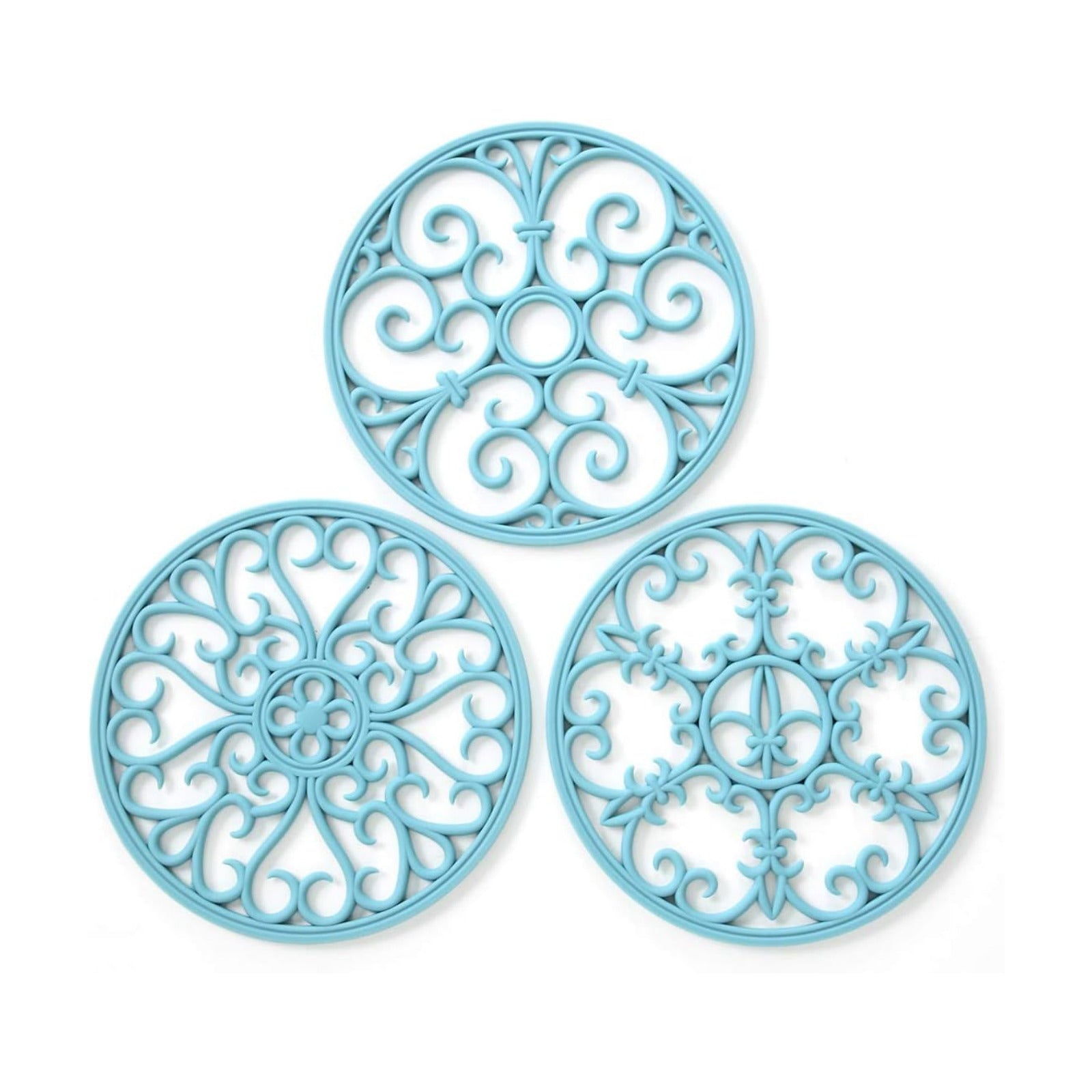 Silicone Trivet Mat / 9-turquoise