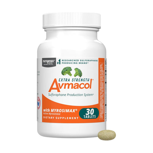 Avmacol Extra Strength Researched Sulforaphane-Producing Brand for Detoxification / 30 Count