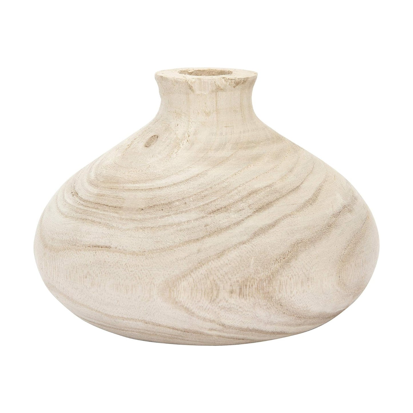 Small Paulownia Wood Vase