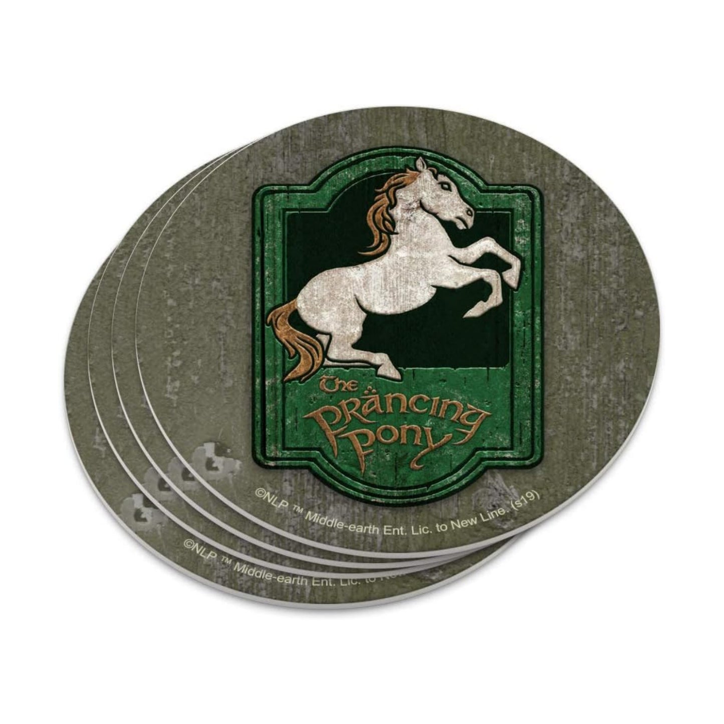 Lord of the Rings The Prancing Pony Novelty Coaster Set