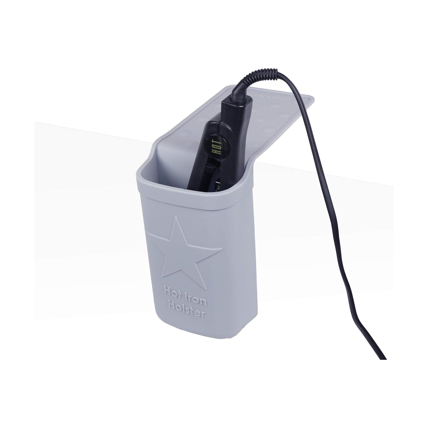 Hot Iron Holster | Adhesive-Free Silicone Storage Pocket for Organization and Travel | Heat Resistant to 500°F | Ideal