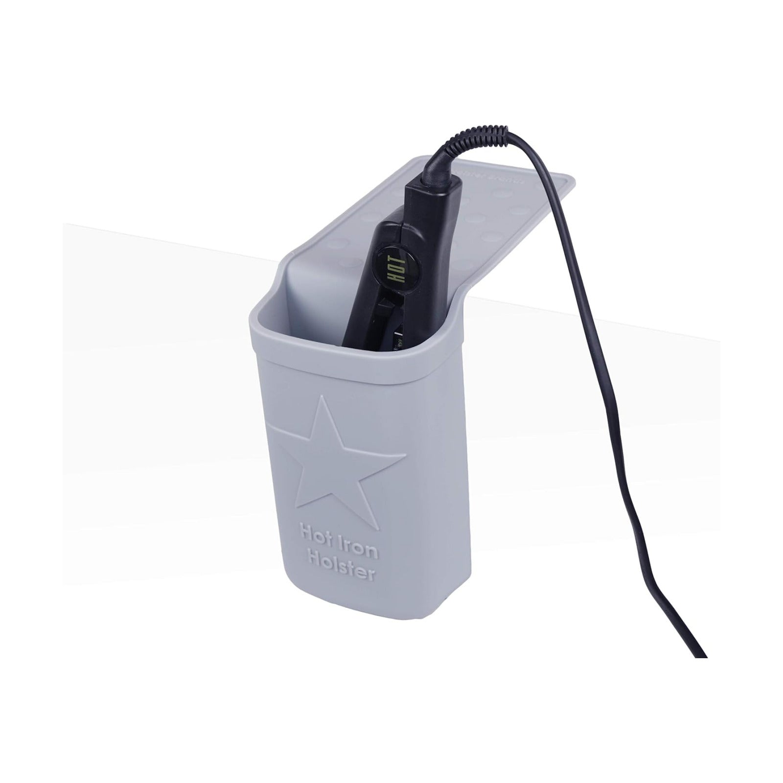 Hot Iron Holster | Adhesive-Free Silicone Storage Pocket for Organization and Travel | Heat Resistant to 500°F | Ideal