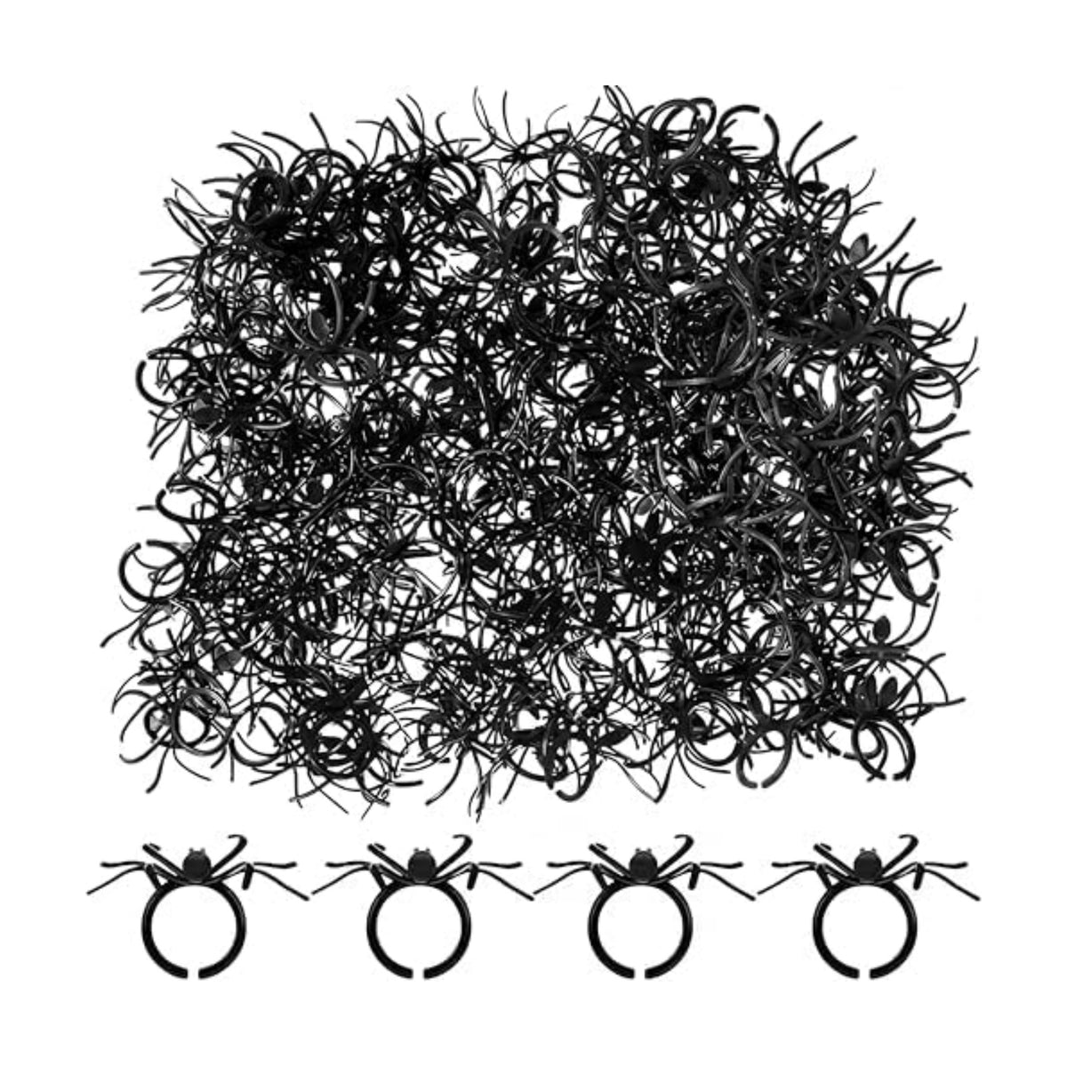 Boao Halloween Spider Rings Bulk
