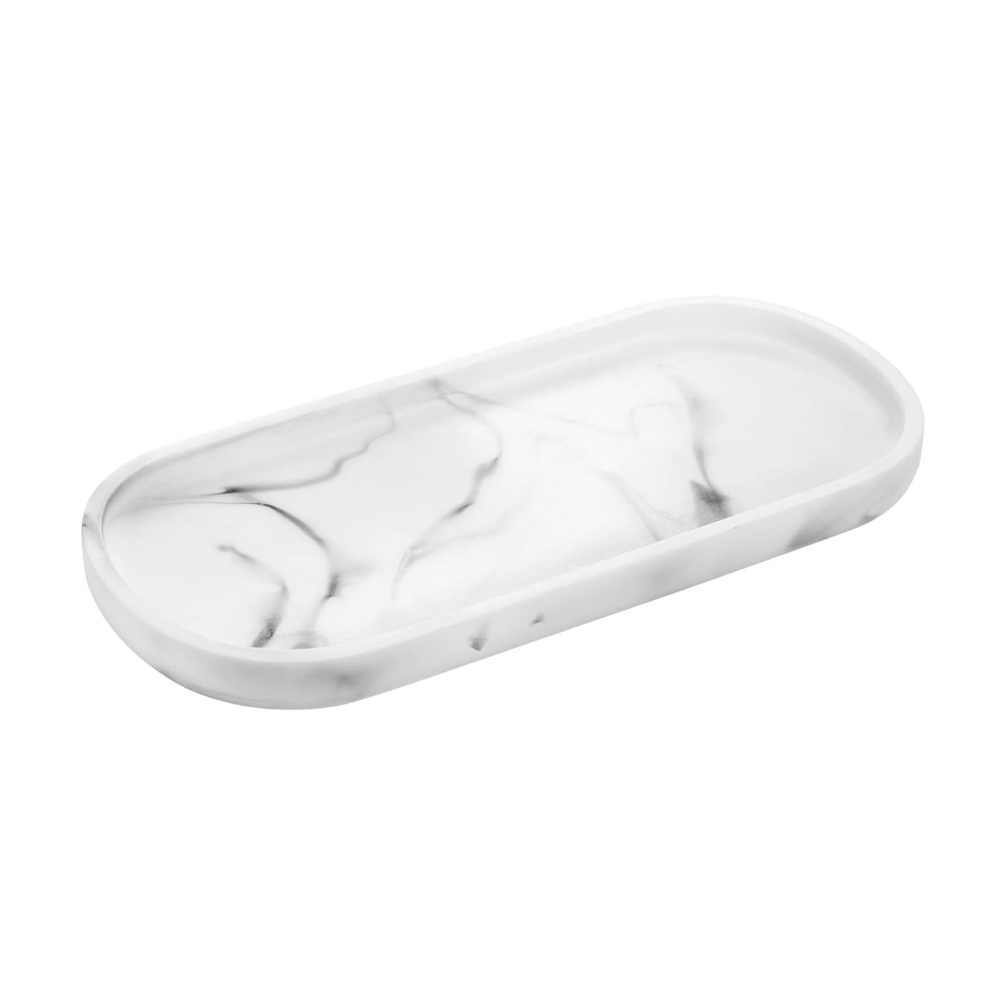 10" Marble Tray / F - Marble White / Small