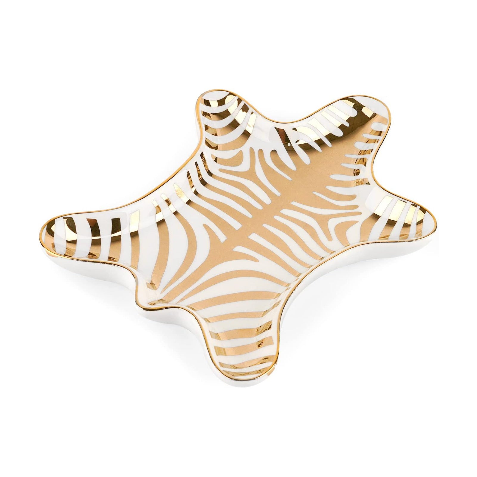Hand Painted Tiger Skin Ceramic Jewelry Dish Small Jewelry Rack Tray Rings Bracelets Earrings Trays