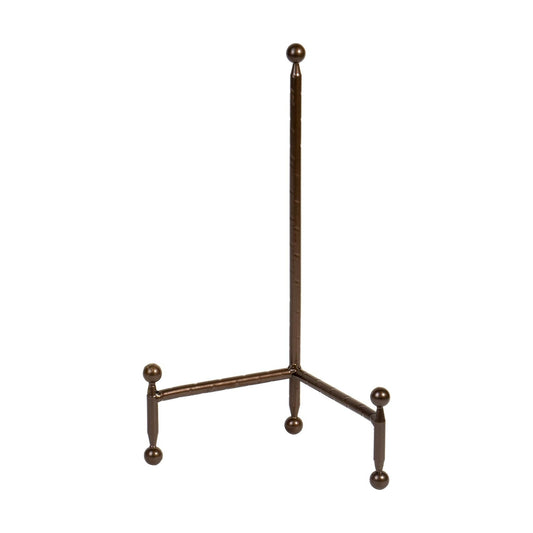 Decorative Tripod Plate Stand and Art Holder Easel in Finish / Height - 11.5 / Bronze