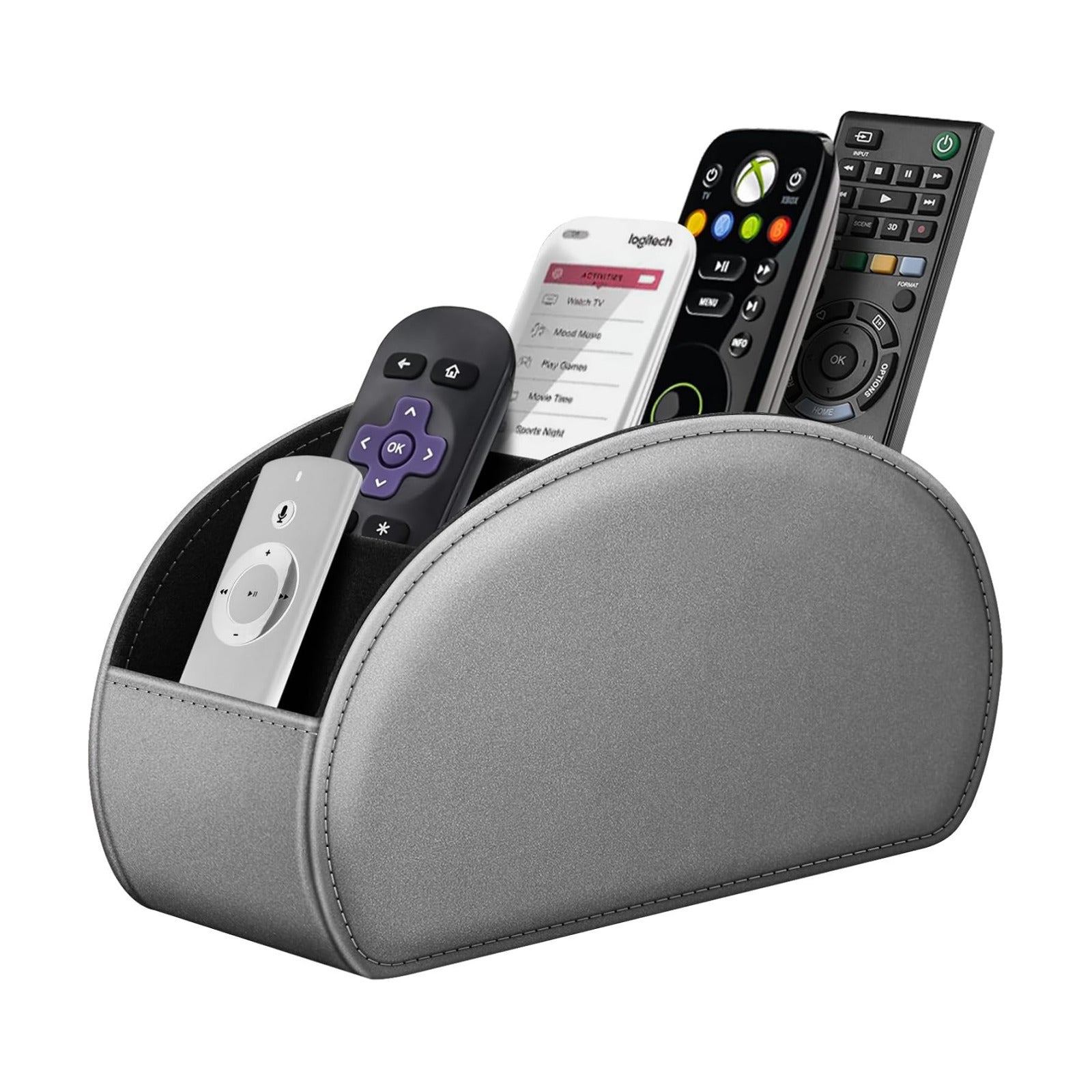 Remote Control Holder / Silver Gray