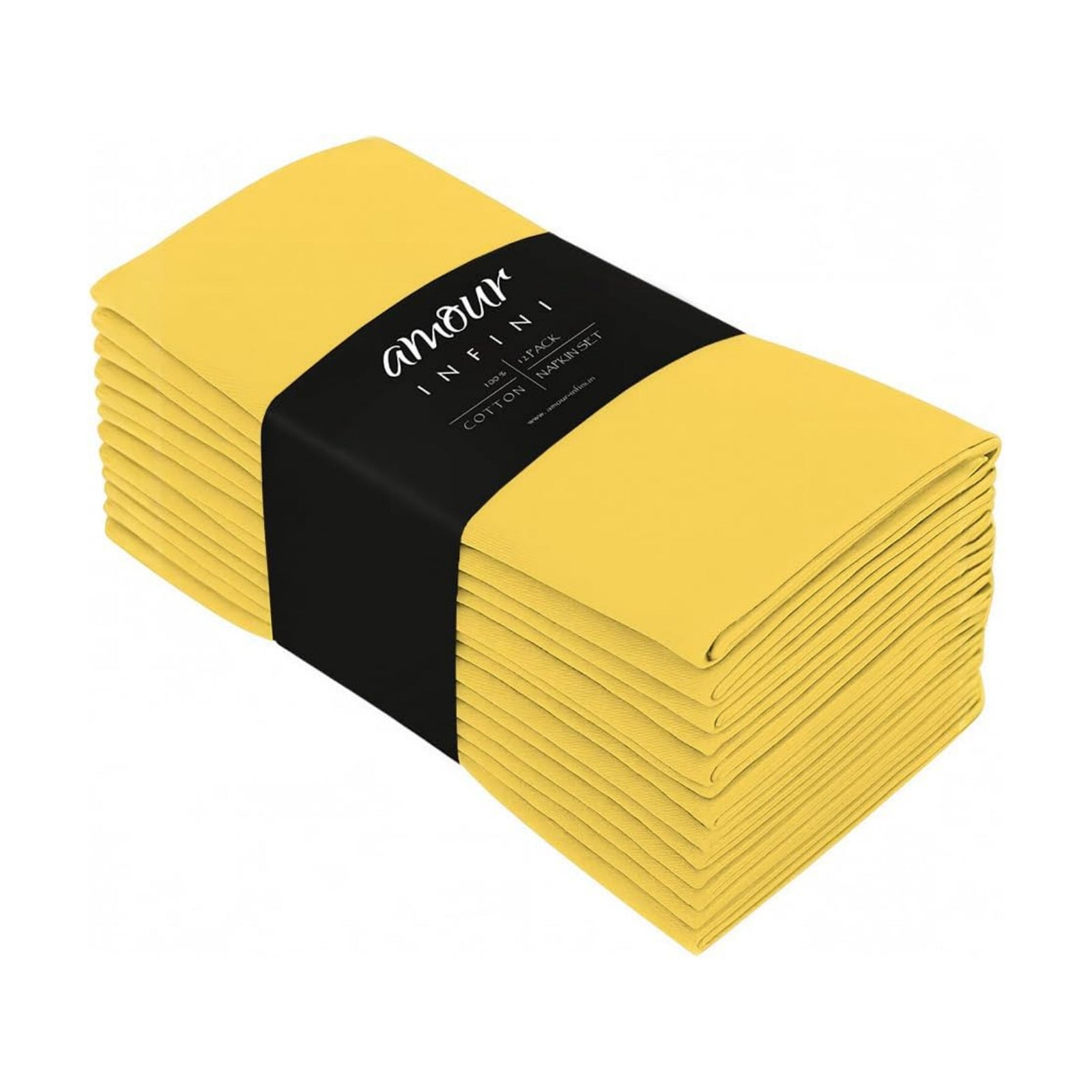 Cotton Cloth Napkins Set of 12 - Soft Premium Dinner Napkins with Hemmed Edges, Hotel Quality 18x18 Inch for Home