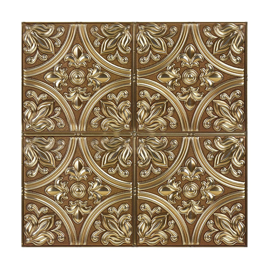 InHome NH2987 Chelsea Peel & Stick Tin Tiles / Bronze