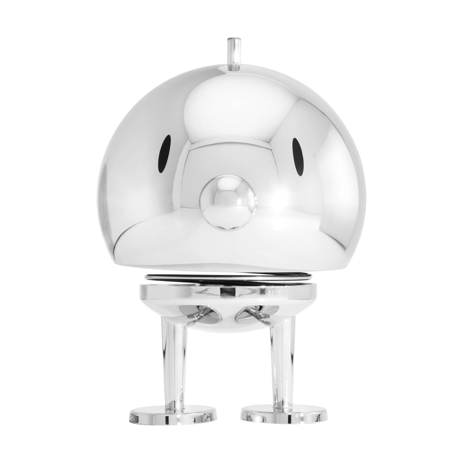 Scandinavian Design Bumble Height / Decoration Gift Idea / Medium / Chrome / Silver / 4.2 Inch