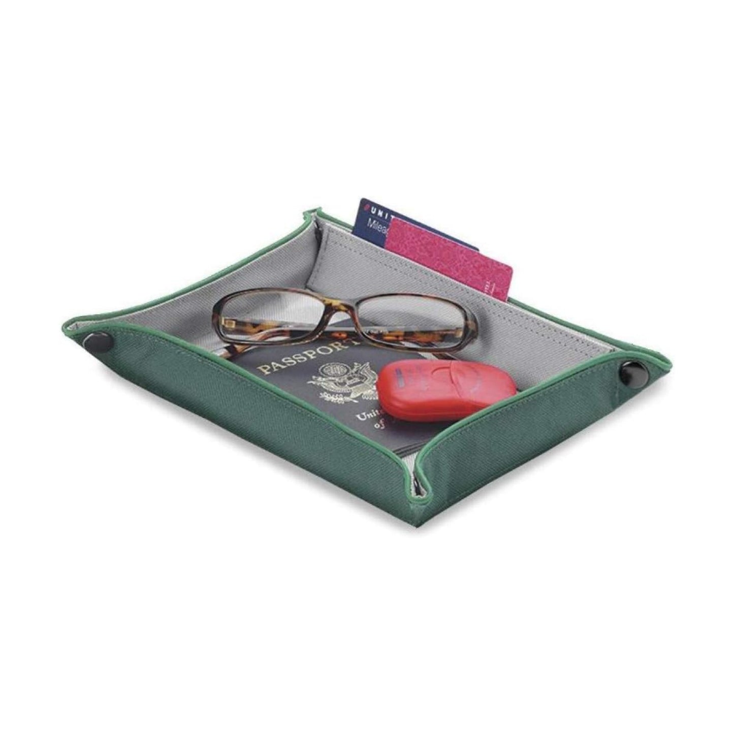 Catch All Tray for Bedside / Forest Green