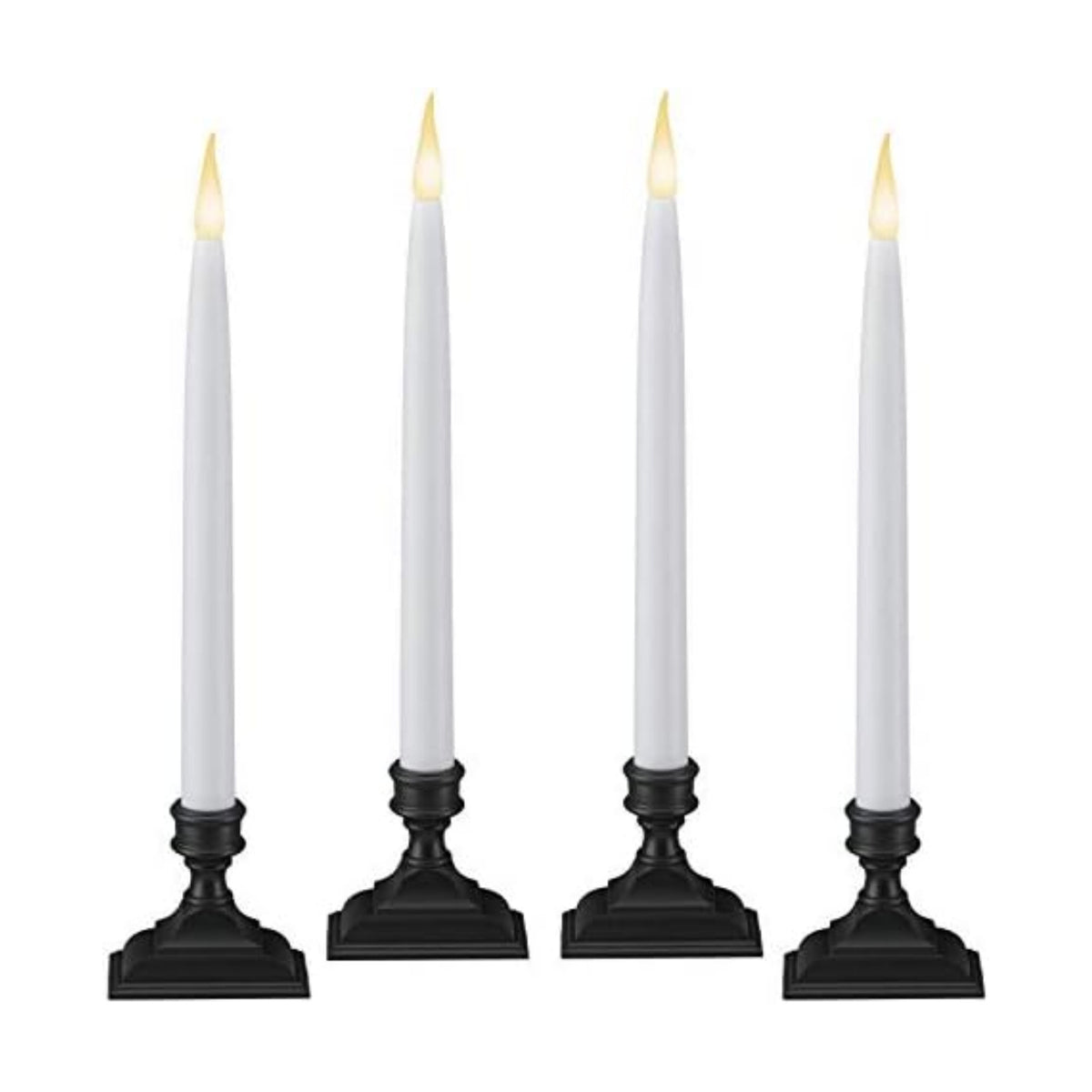 612 Vermont Battery Operated LED Taper Window Candles with Timer