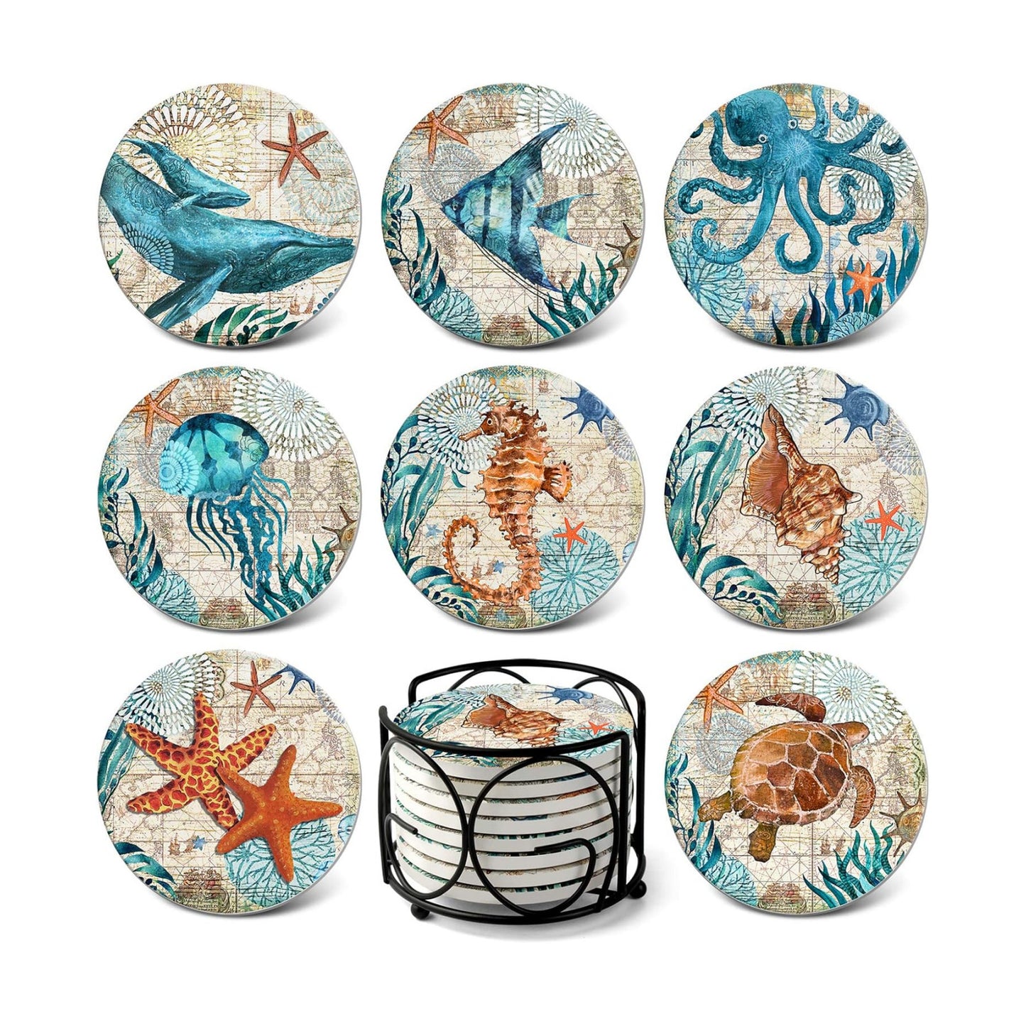 Holder / Coastal Decor Beach Theme Tropical