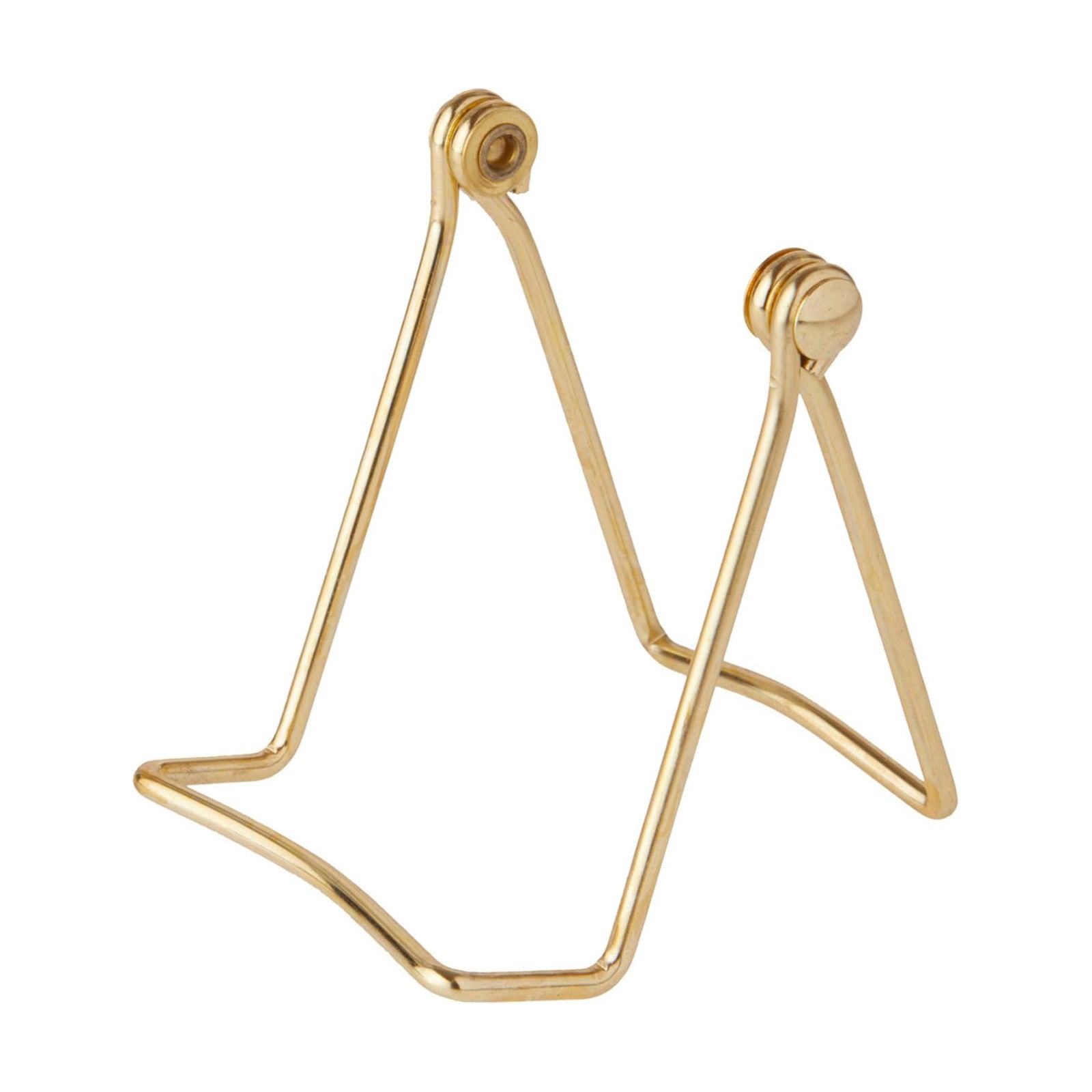 Bard's Folding Gold-toned Wire Easel Stand, 3" H x 2.75" W x 3" D, Pack of 6