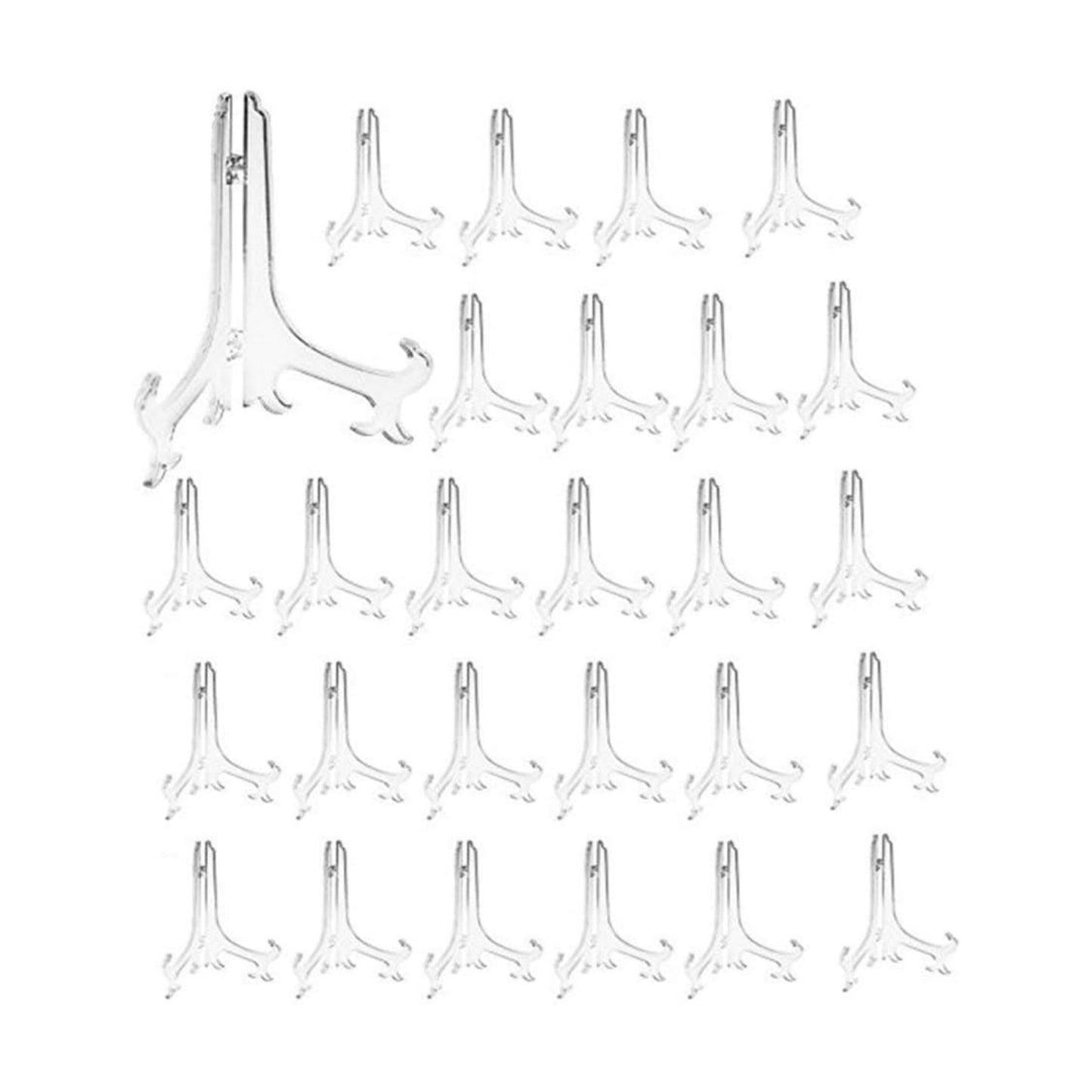Acrylic Card Display Stands / White / 7inch