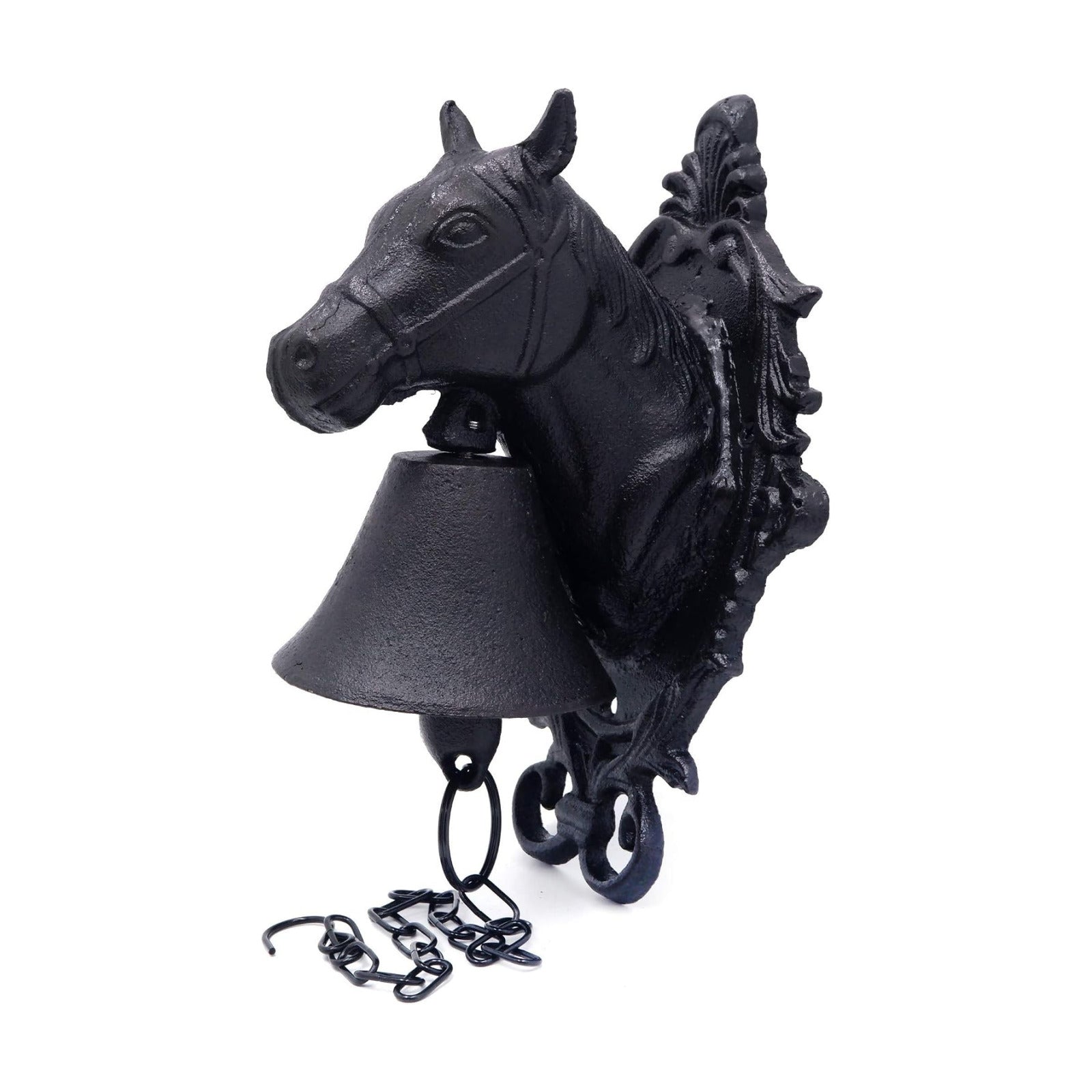 Horse Head Upstreet Outdoor Dinner Bell Made For Ranch House Family Front Door Interior Exterior