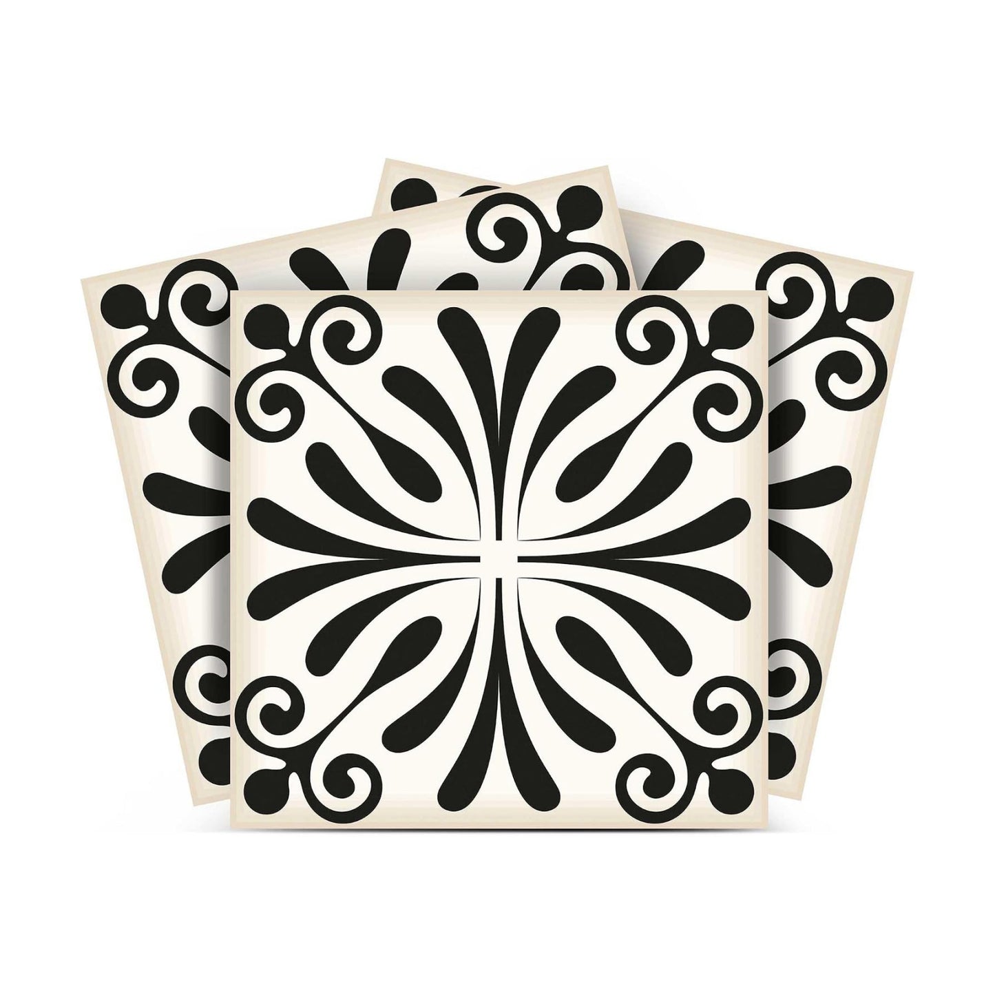 Peel & Stick Decals / 5 x 5 / Victoria / Black