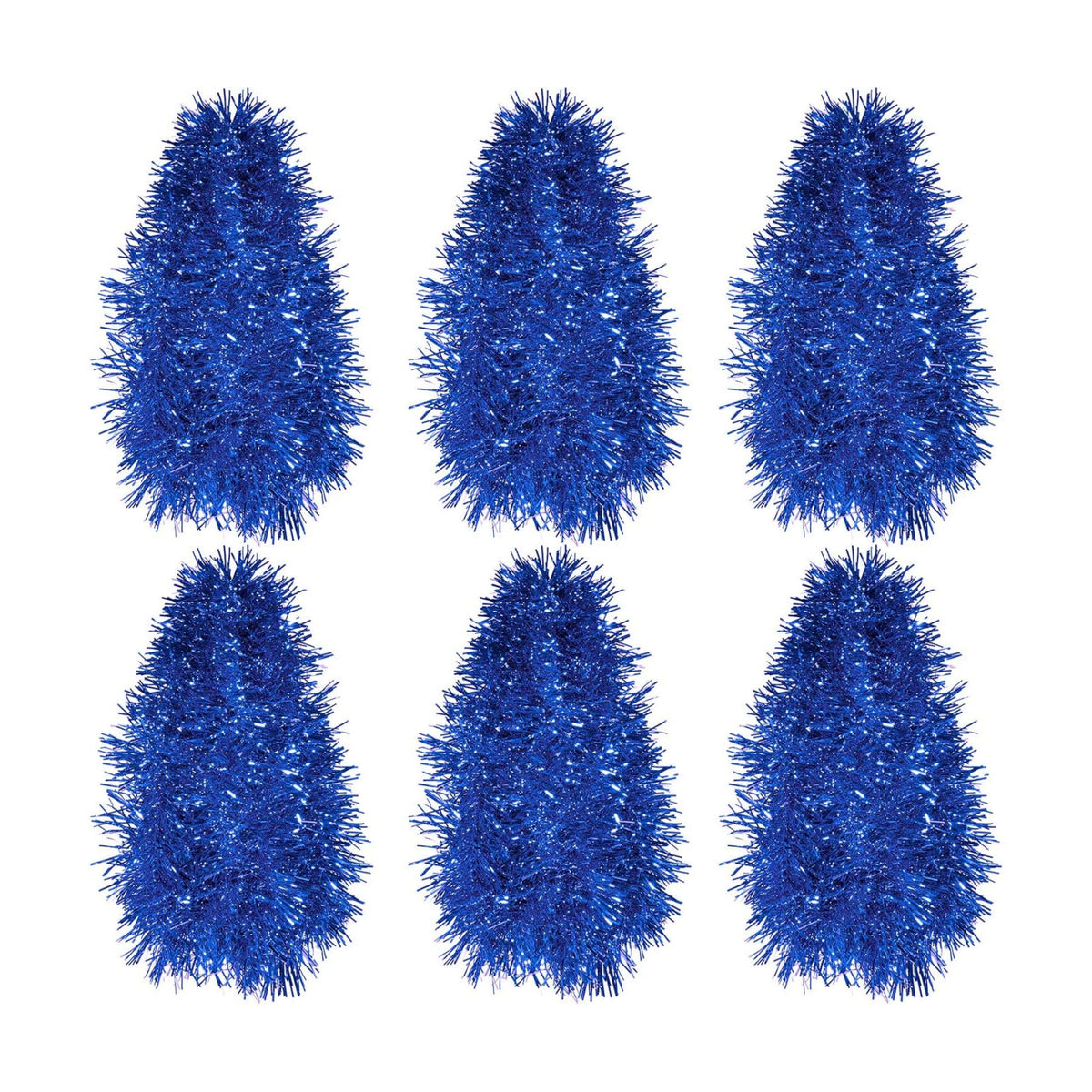 Shappy 90 ft 6 Rolls Christmas Tinsel Garland for Tree, Blue