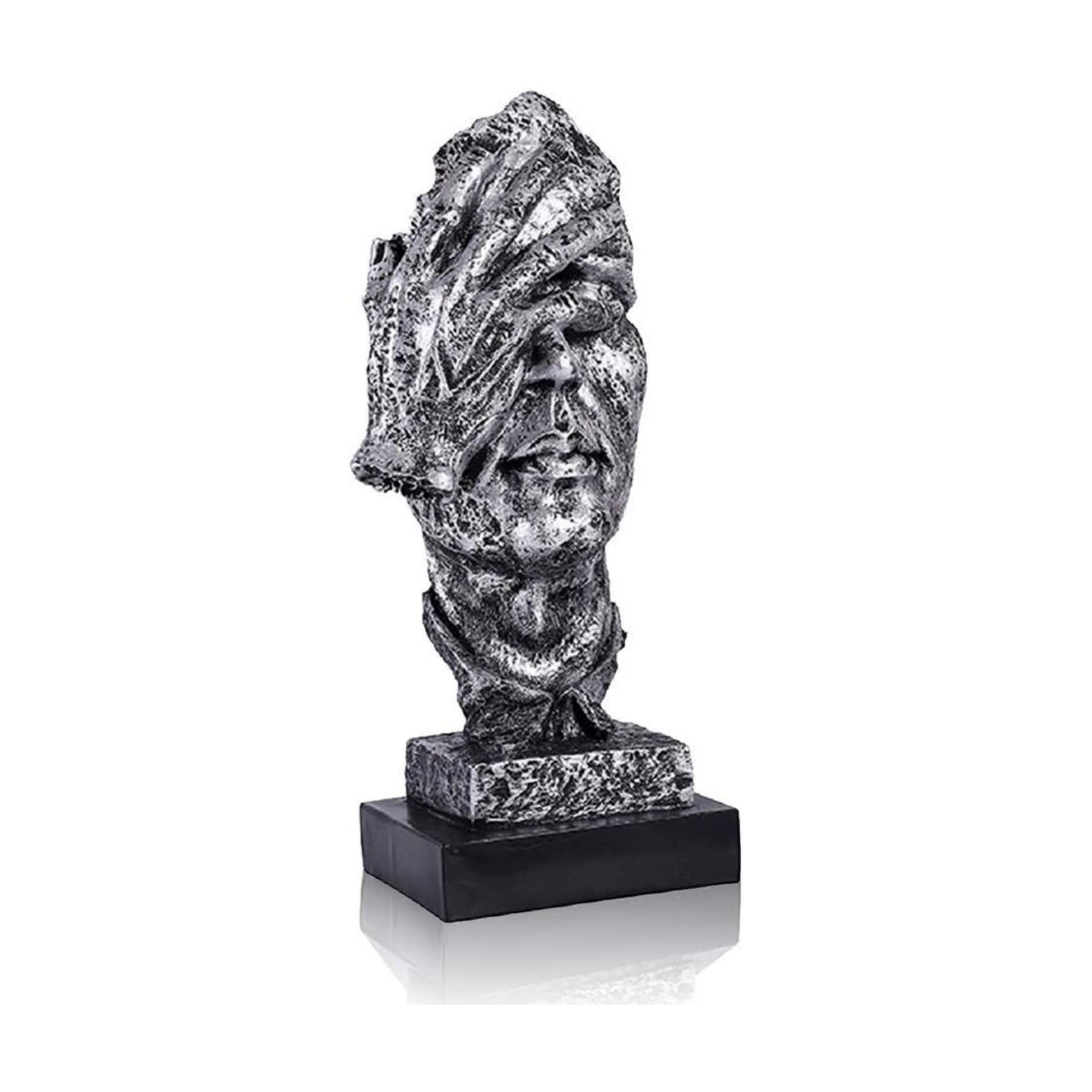 Hand & Face Statues and Sculptures / No See Silver