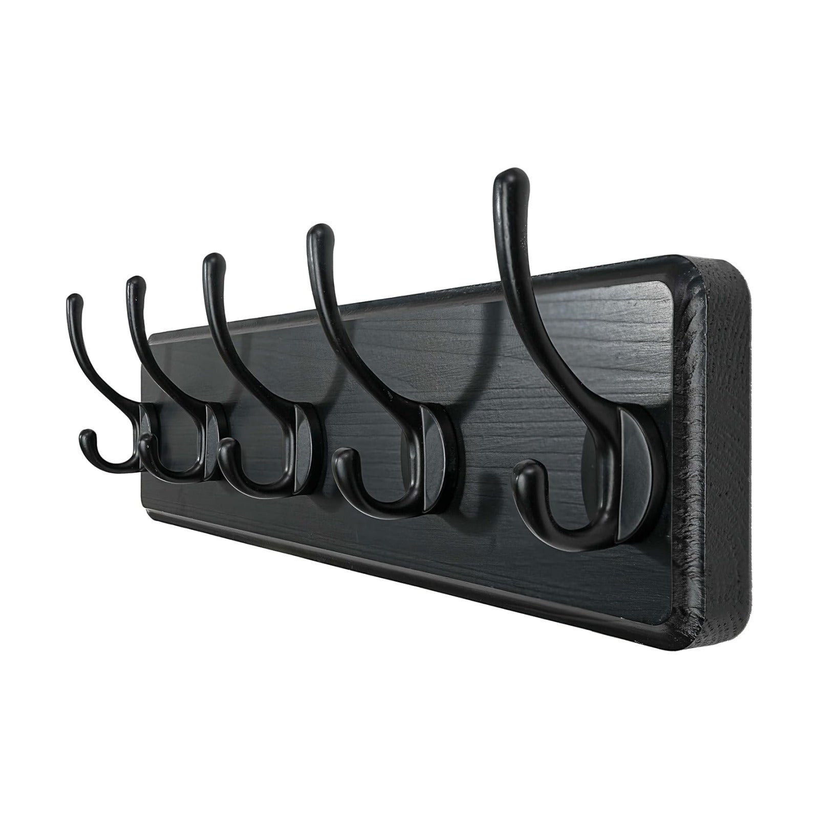 WEBI Coat Rack Wall Mount,Coat Hanger Wall,16" Hole to Hole,Coat Hooks Wall Mounted,Hook Rack,5 Hooks for Hanging