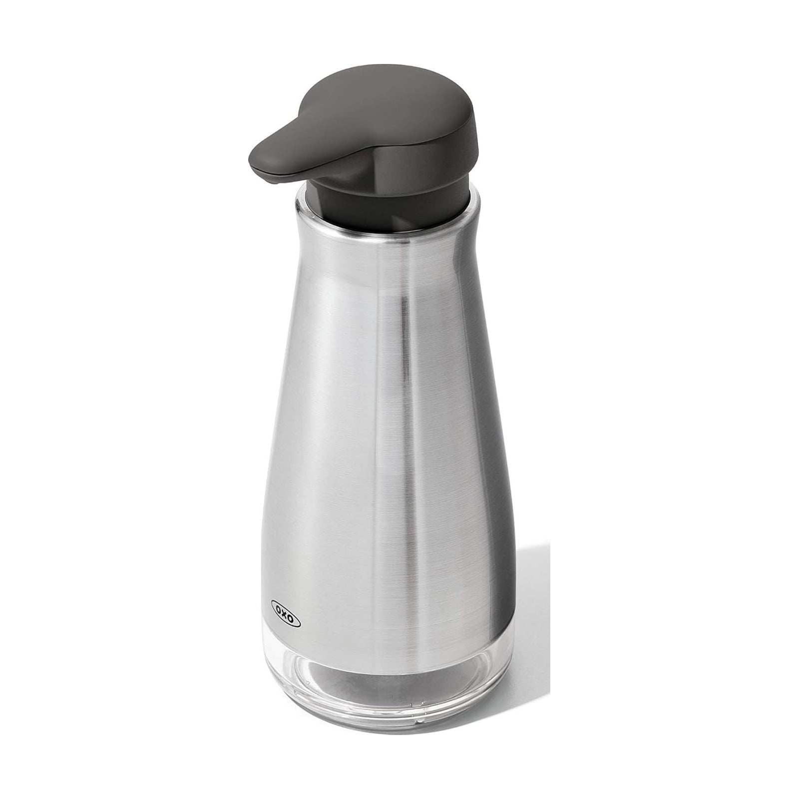 OXO Good Grips Stainless Steel Countertop Soap Dispenser | Refillable Soap Dispenser, Rust-Resistant Stainless Steel