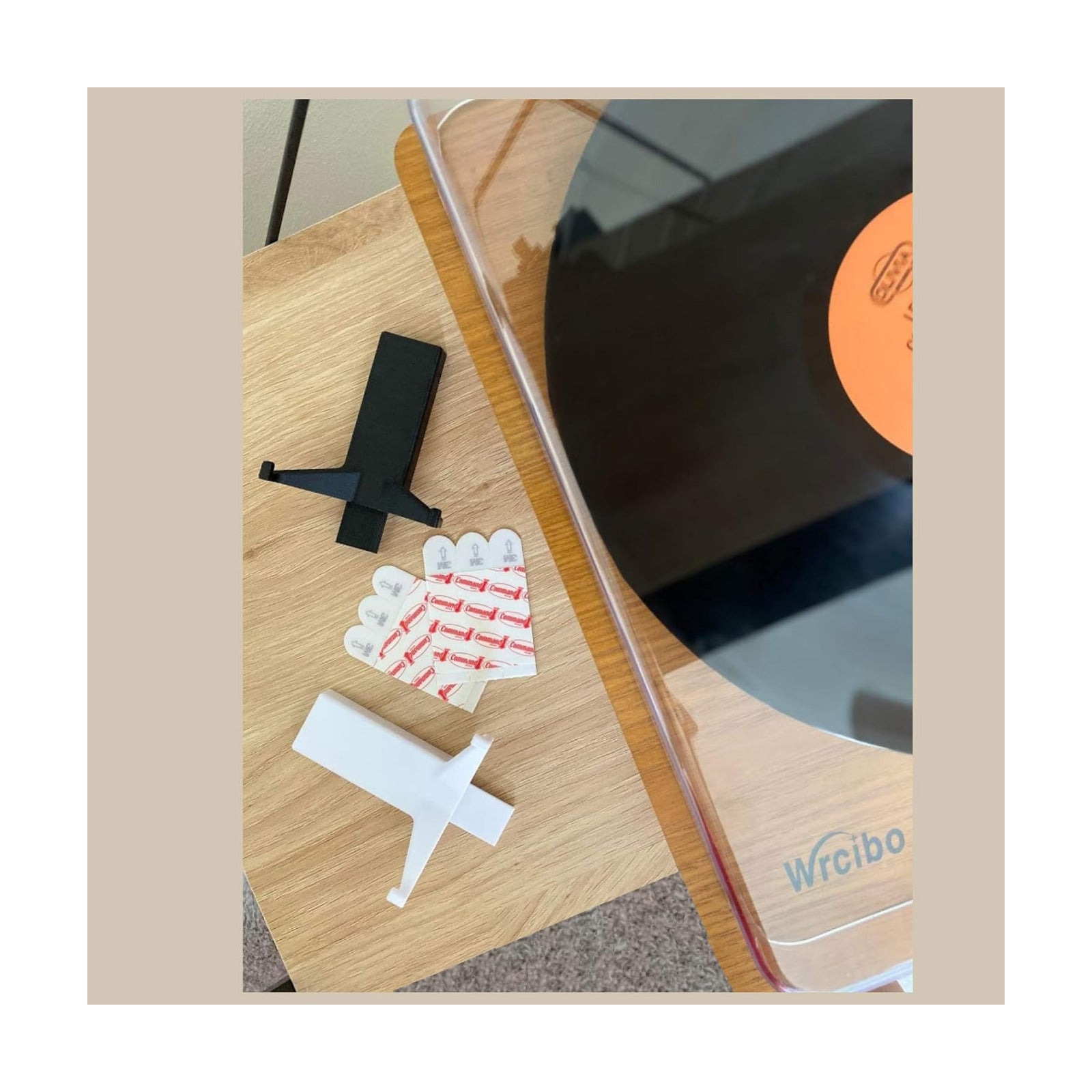 Wall Mount Vinyl Record Display/Shelf [10-PK]- Display Your Albums Without Damaging Your Walls, Perfect for Office