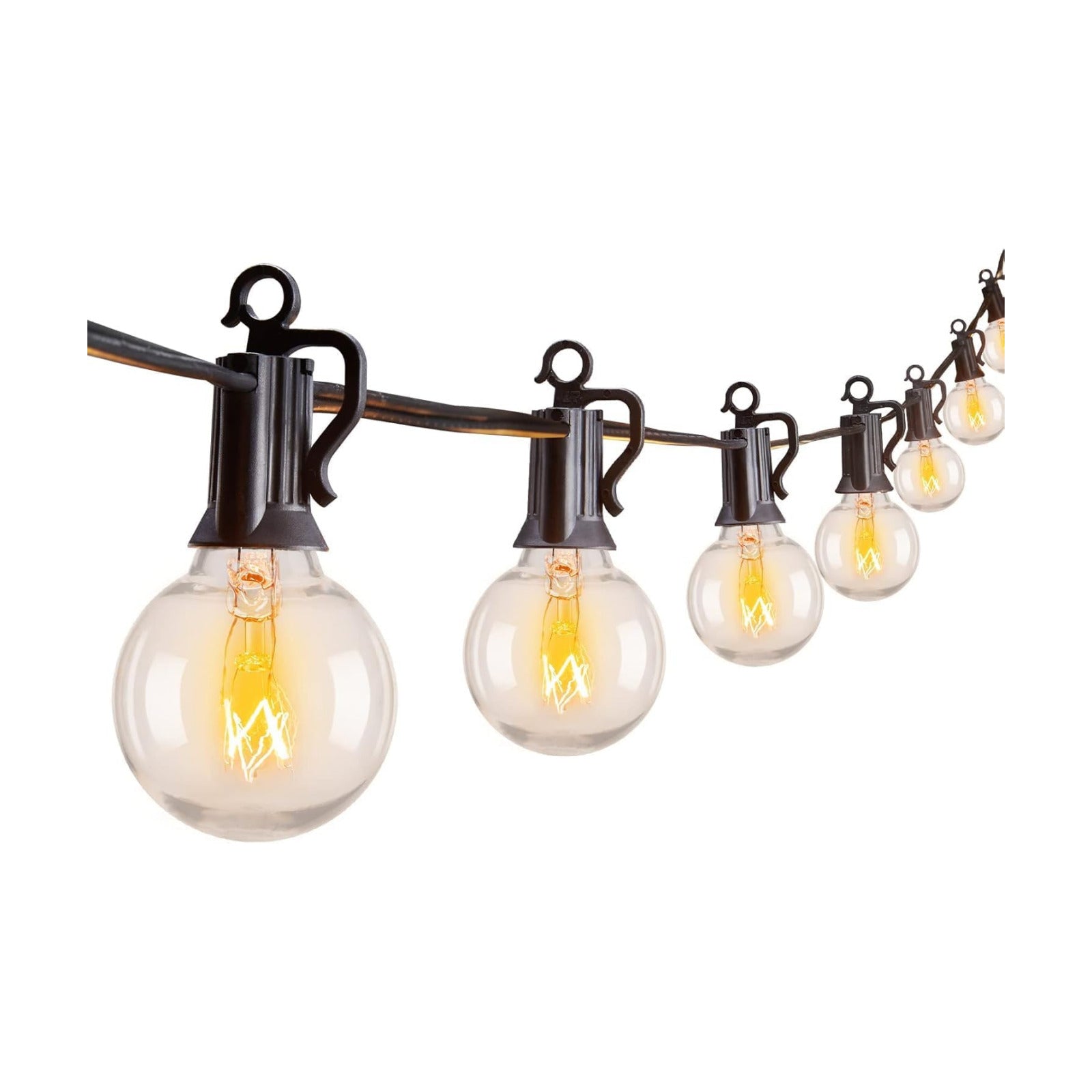 Brightown Outdoor String Lights 30FT Patio Lights with 25 Edison Glass Bulb