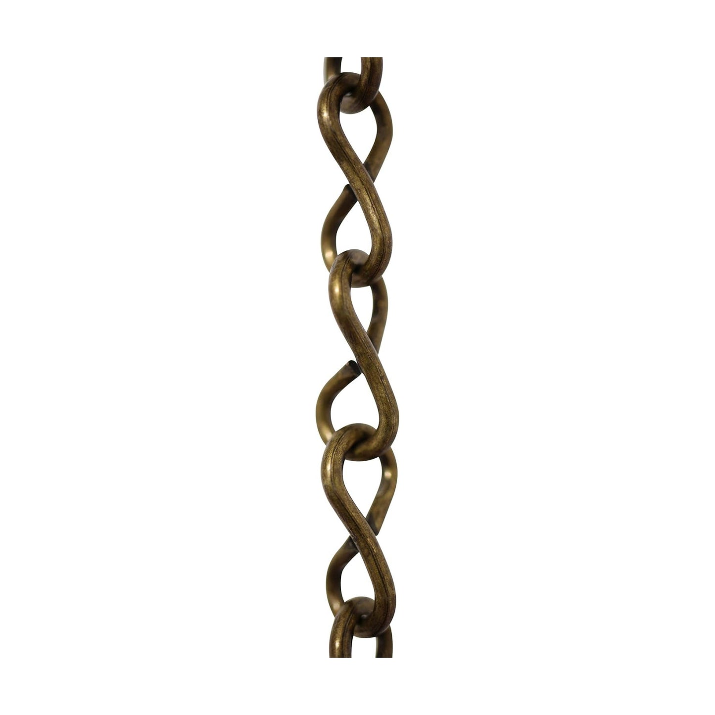 CH-S50-16-AB-10 Steel Basket Chain / U15 / Antique Brass
