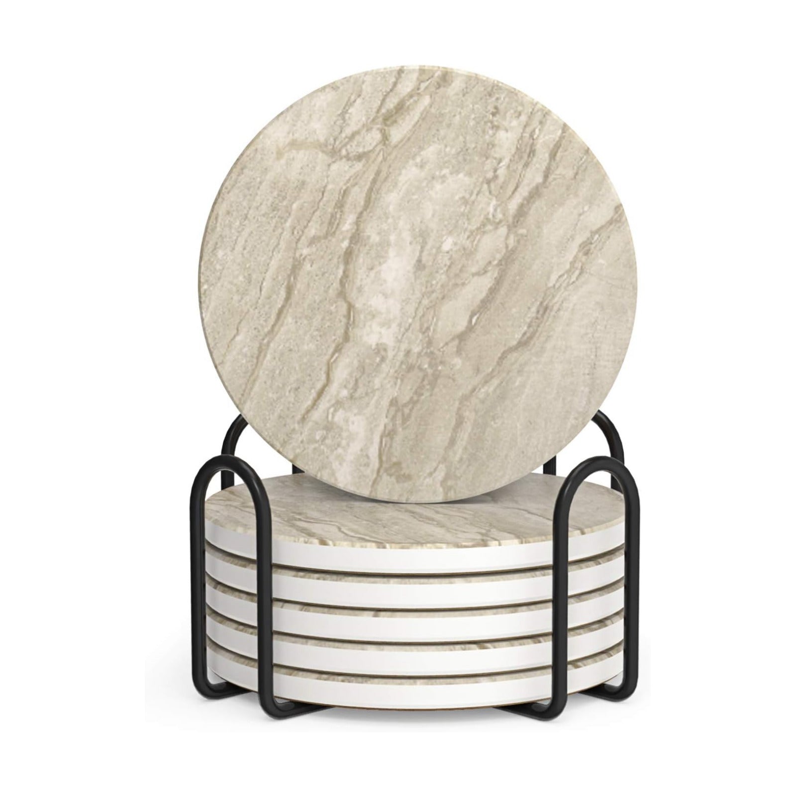 Coasters for Drinks Absorbent / Sand Marble