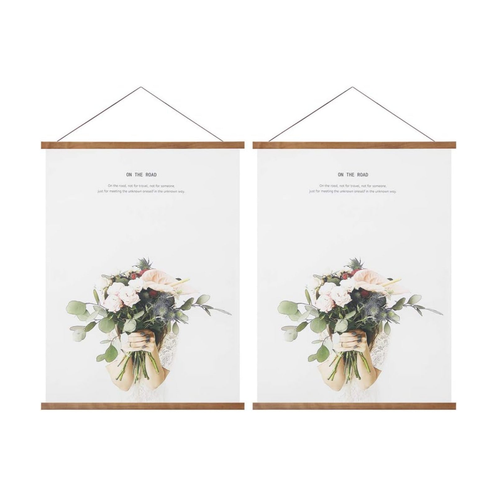 Miaowater 2 Pack Poster Frame,28x28 28x32 28x36 28x40 Magnetic Light Wood Wooden Frames Hanger for Photo Picture Art