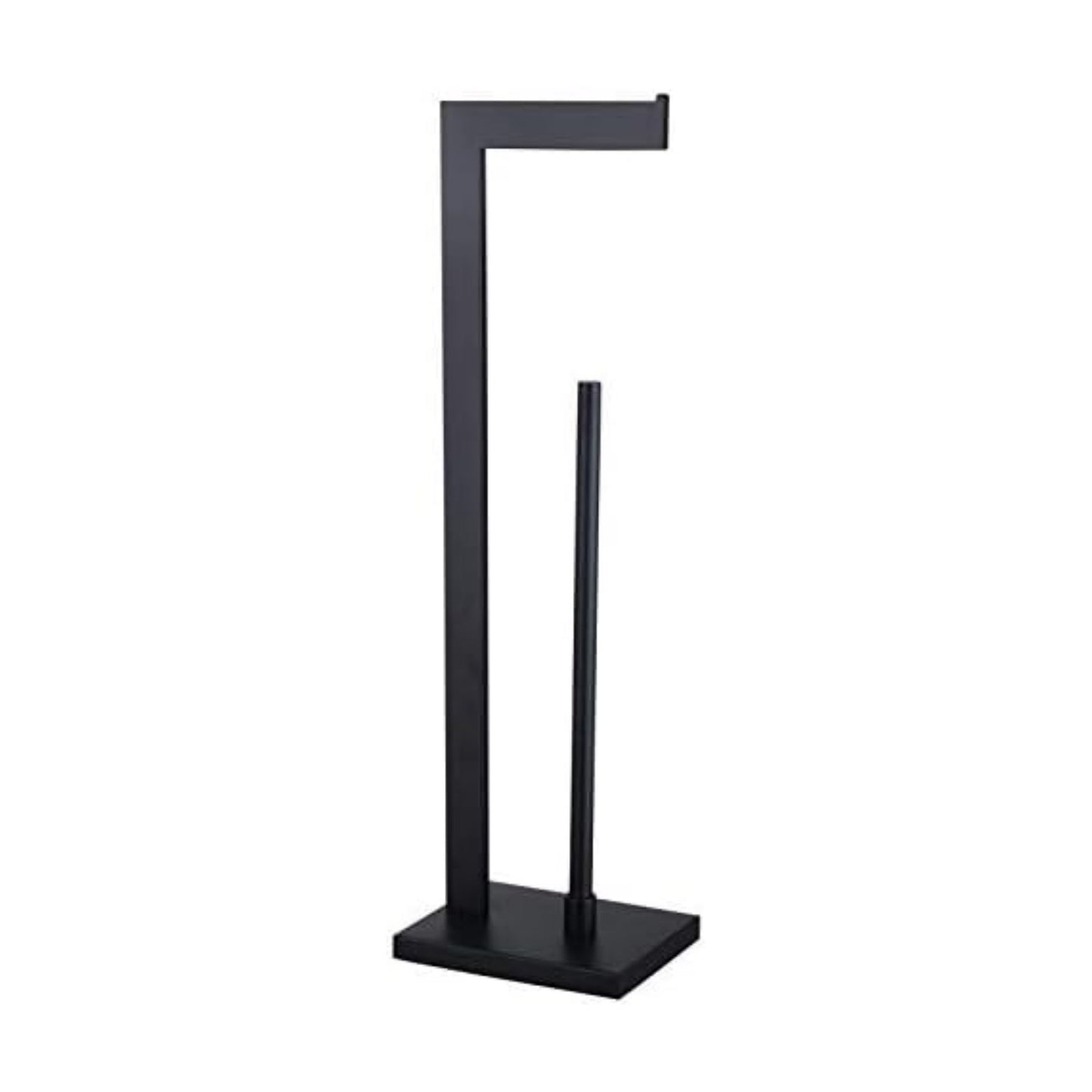 GERZWY SUS 304 Stainless Steel Toilet Paper Holder, Free Standing Lavatory Pedestal Toilet Paper Stand with Reserve