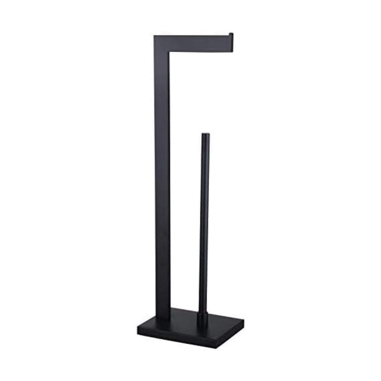 GERZWY SUS 304 Stainless Steel Toilet Paper Holder, Free Standing Lavatory Pedestal Toilet Paper Stand with Reserve