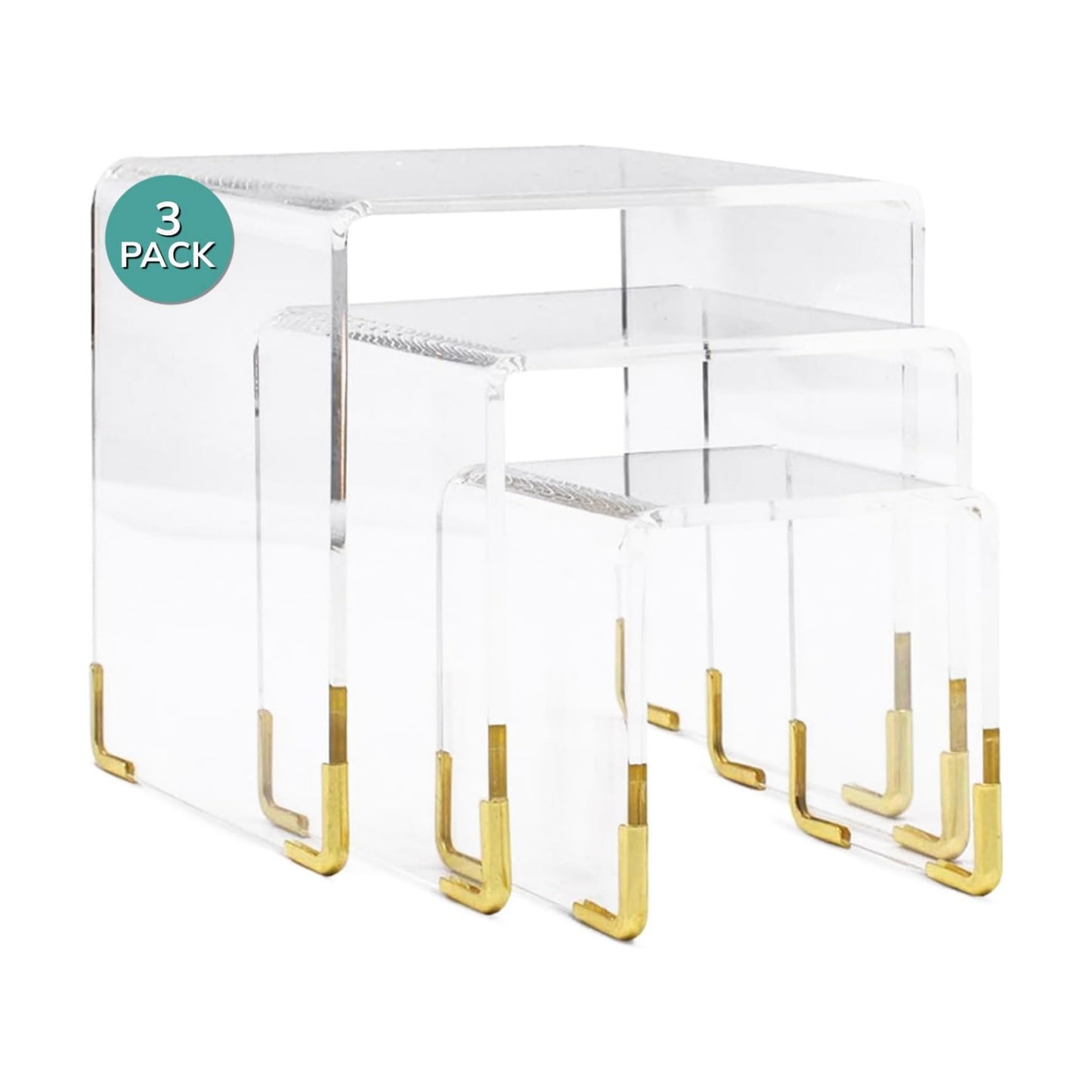3 Tier Perfume Stand Organizer / Gold