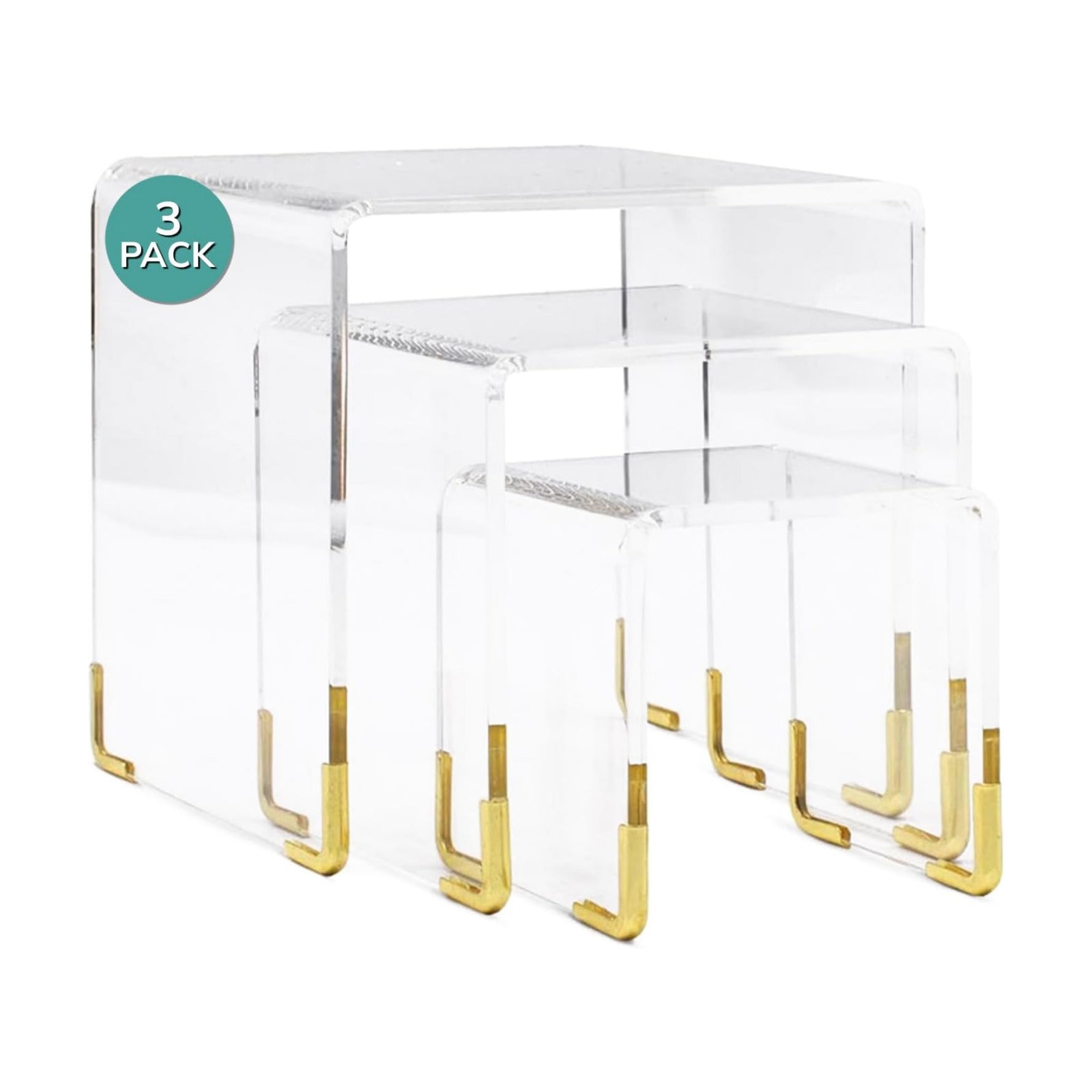 3 Tier Perfume Stand Organizer / Gold