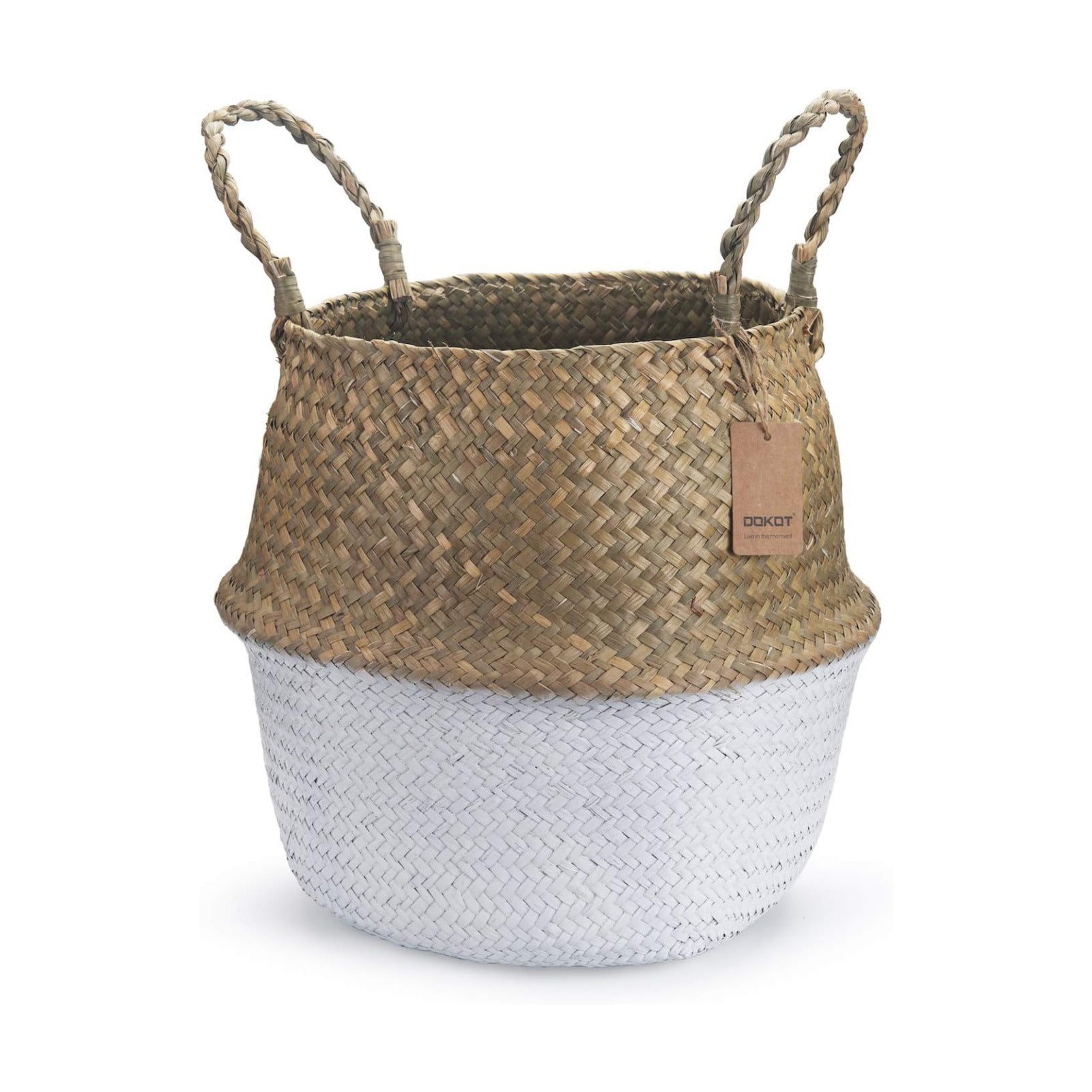 Seagrass Plant Basket / S / White
