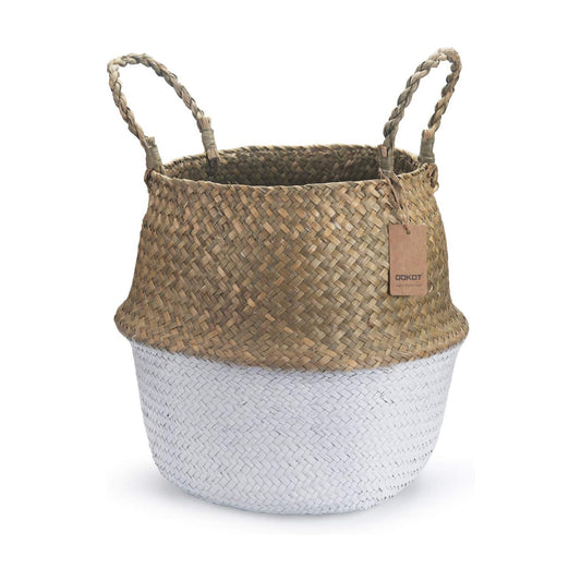 Seagrass Plant Basket / S / White
