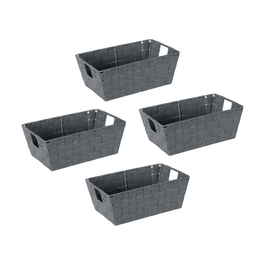 Decorative Storage Basket / Small Shelf / Grey / Set of 4