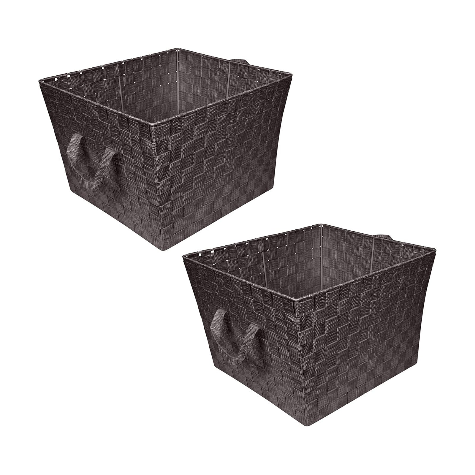Decorative Storage Basket / Large / Chocolate / Set of 2