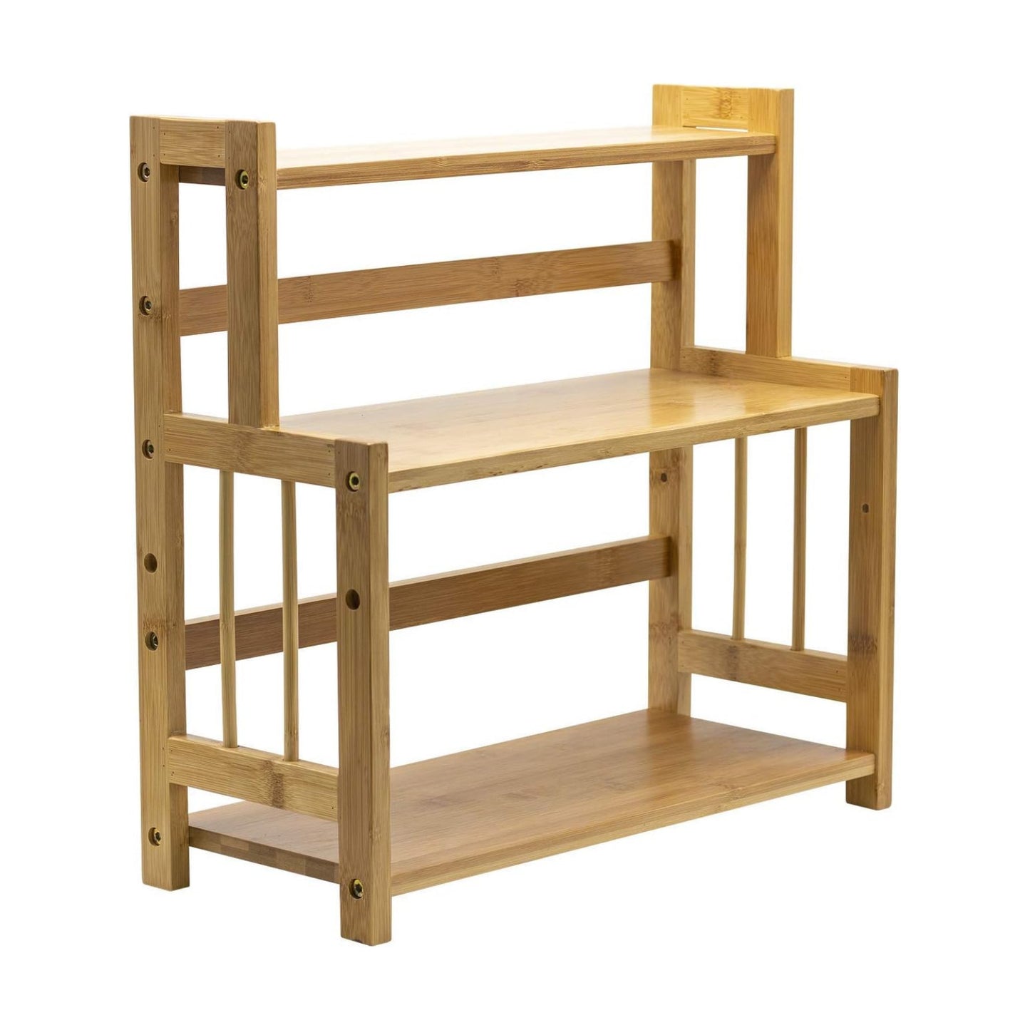 Sorbus Kitchen Countertop Organizer, 3-Tier Bamboo Storage Shelf Rack | Wooden counter display for spices, soap, skin