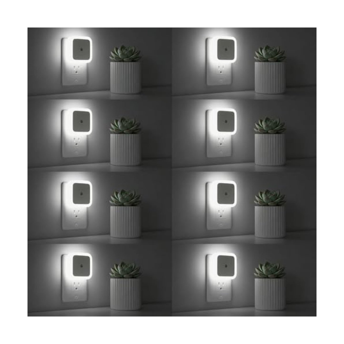 Sujeet Night Light, Night Lights Plug into Wall 8-Pack, Nightlight Plug in Night Light, Dusk to Dawn Night Lamp Led