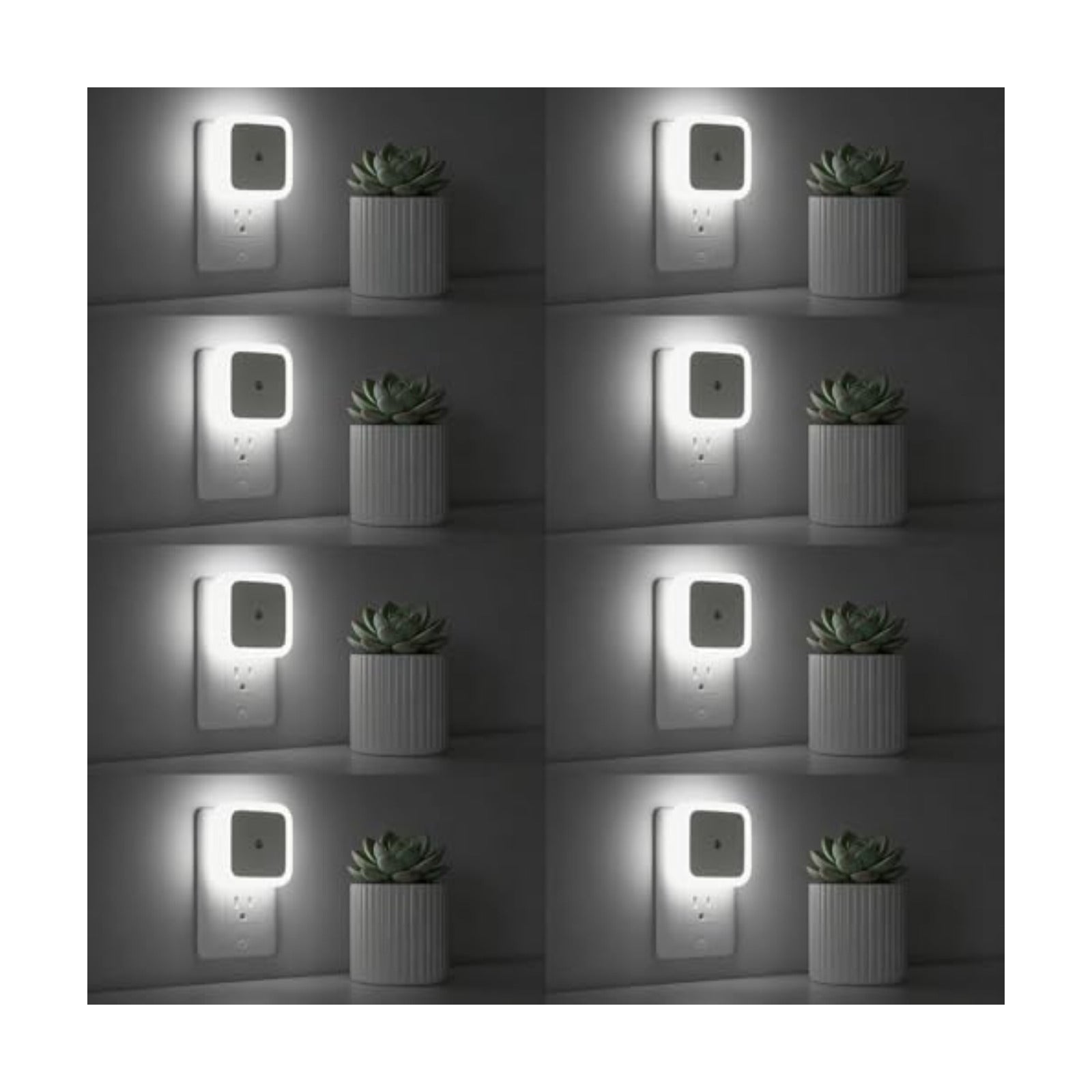 Sujeet Night Light, Night Lights Plug into Wall 8-Pack, Nightlight Plug in Night Light, Dusk to Dawn Night Lamp Led