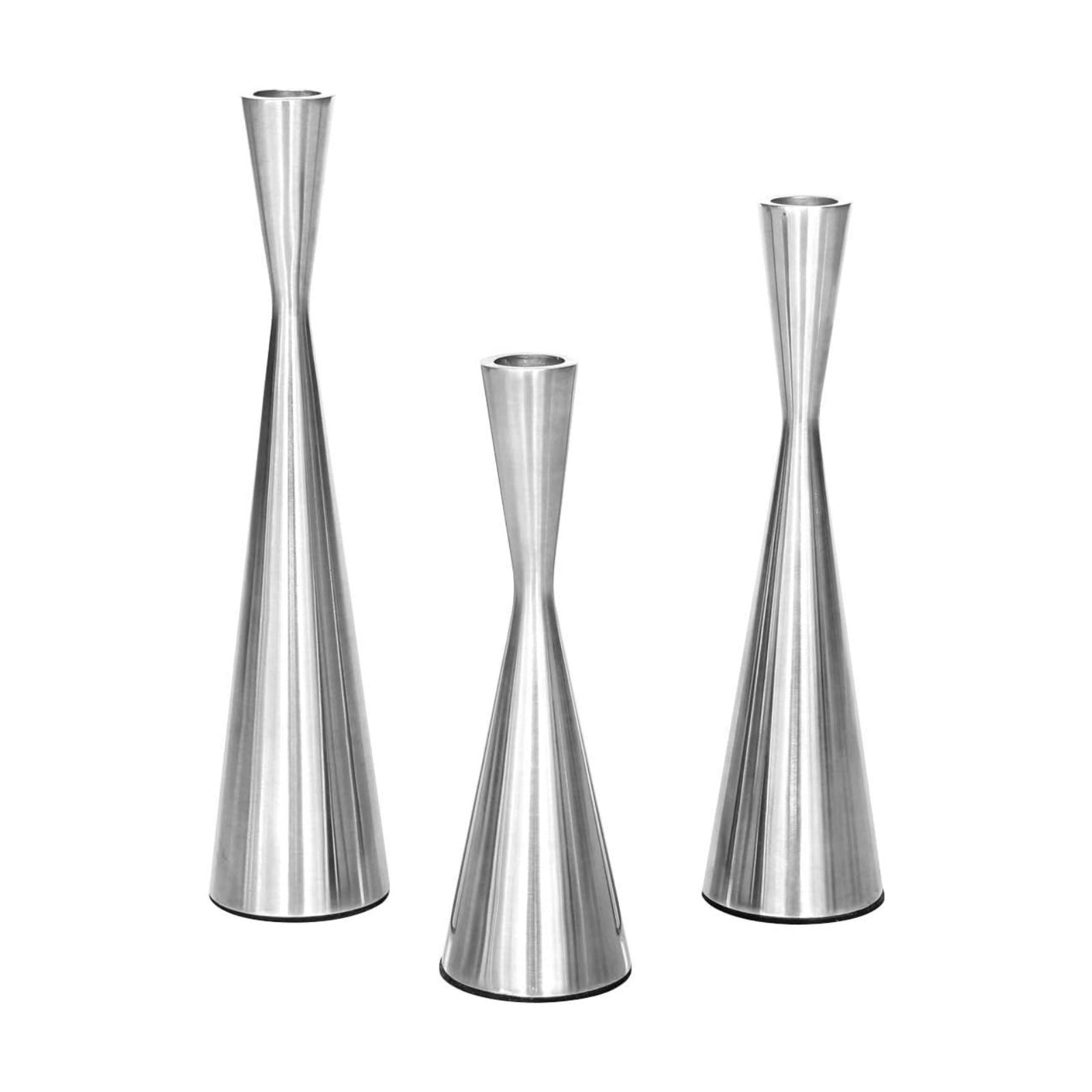 Vixdonos Taper Candlestick Holders Metal Candle Holders Set of 3 Table Decorative Candle Stand for Wedding, Dinning