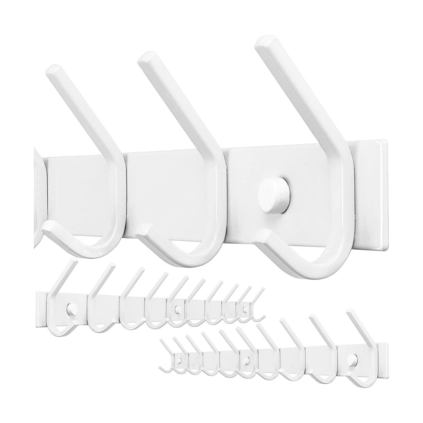 WEBI Coat Rack Wall Mounted,10 Hooks,30" Long Coat Hooks Wall Mount,Coat Hanger Wall,Hook Rack,Jacket Hooks for Hanging