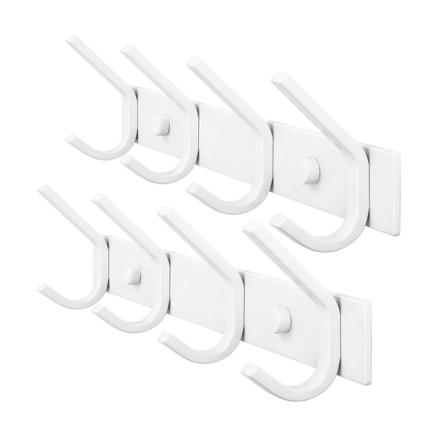 WEBI Coat Rack Wall Mounted,Coat Hooks Wall Mount,Coat Hanger Wall Hook Rack,4 Hooks for Hanging