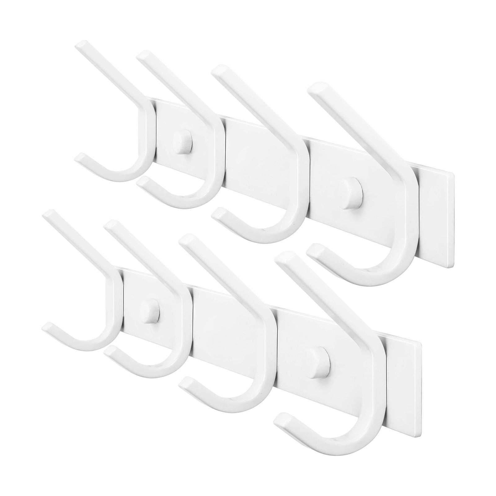 WEBI Coat Rack Wall Mounted,Coat Hooks Wall Mount,Coat Hanger Wall Hook Rack,4 Hooks for Hanging