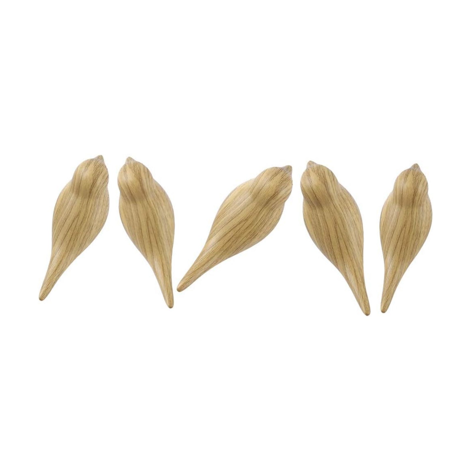 Wood Grain Bird Coat Hooks / Forest A