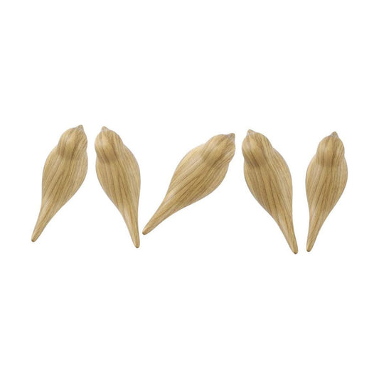Wood Grain Bird Coat Hooks / Forest A
