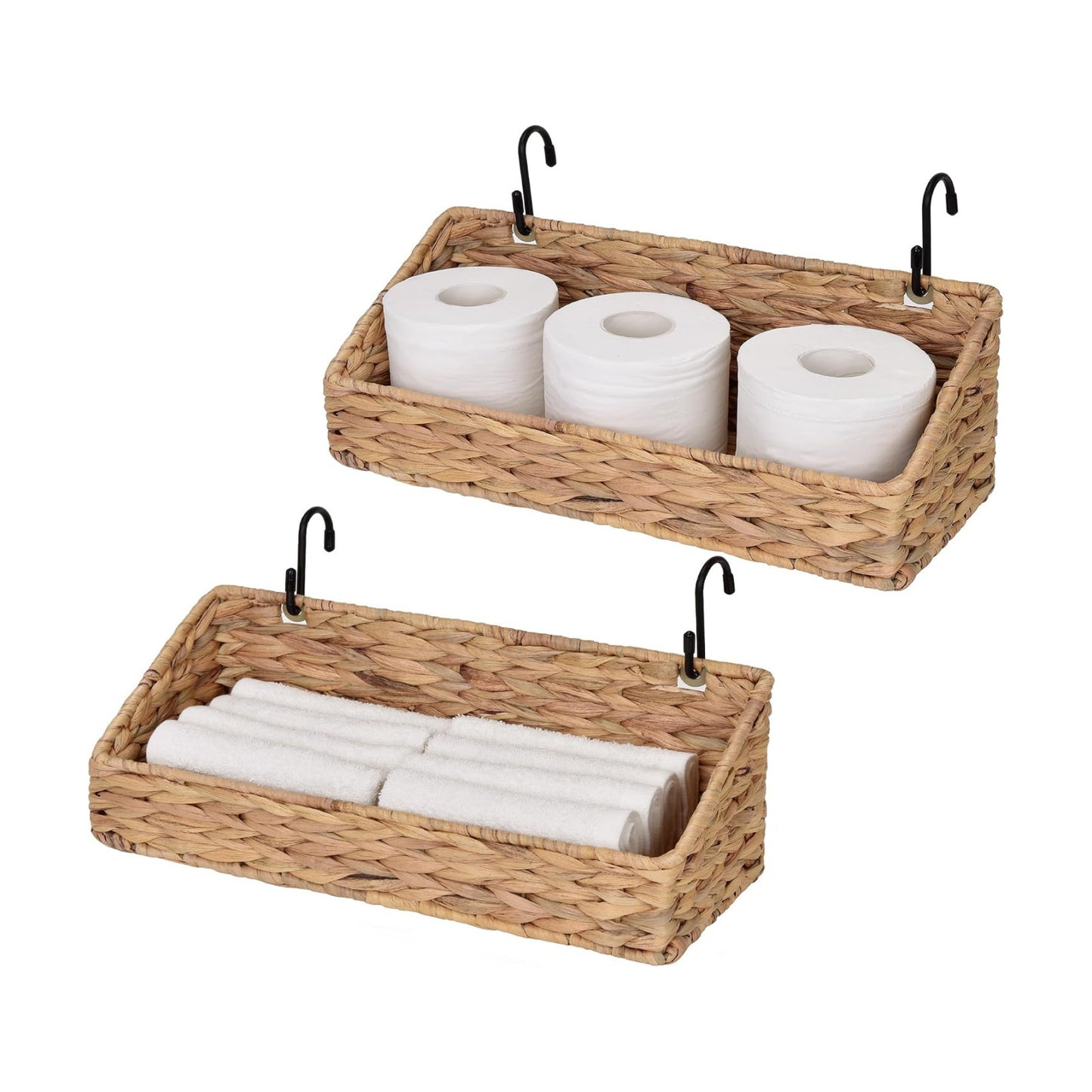 Woven Wall Baskets for Storage / Natural